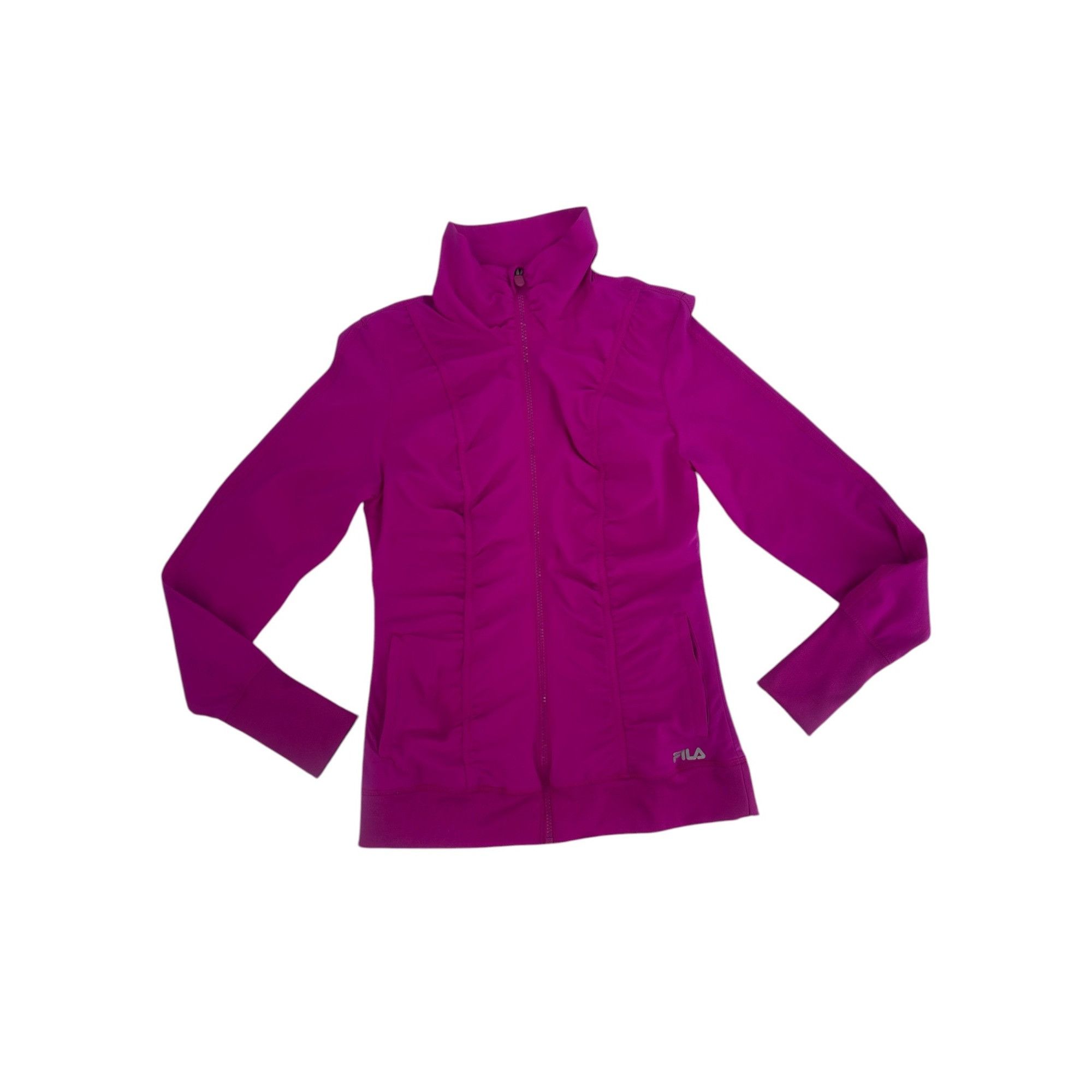 Fila Fila Jacket - Fuchsia Pink Ruched Athleisure - Size XS Size XS / US 0-2 / IT 36-38 - 2 Thumbnail