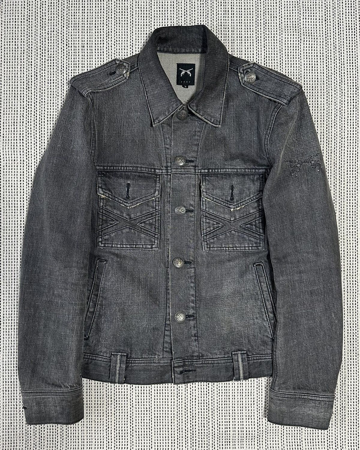 Roar Roar Guns Denim Jacket Size US S / EU 44-46 / 1 - 1 Thumbnail