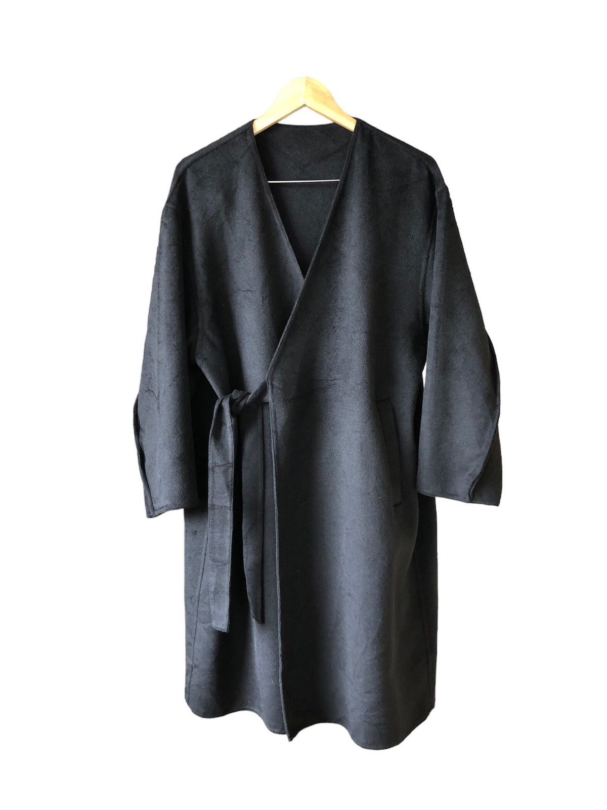 Theory Yohji Yamamoto Style Theory x Uniqlo Wool Long Coat Baggy Size S / US 4 / IT 40 - 1 Thumbnail