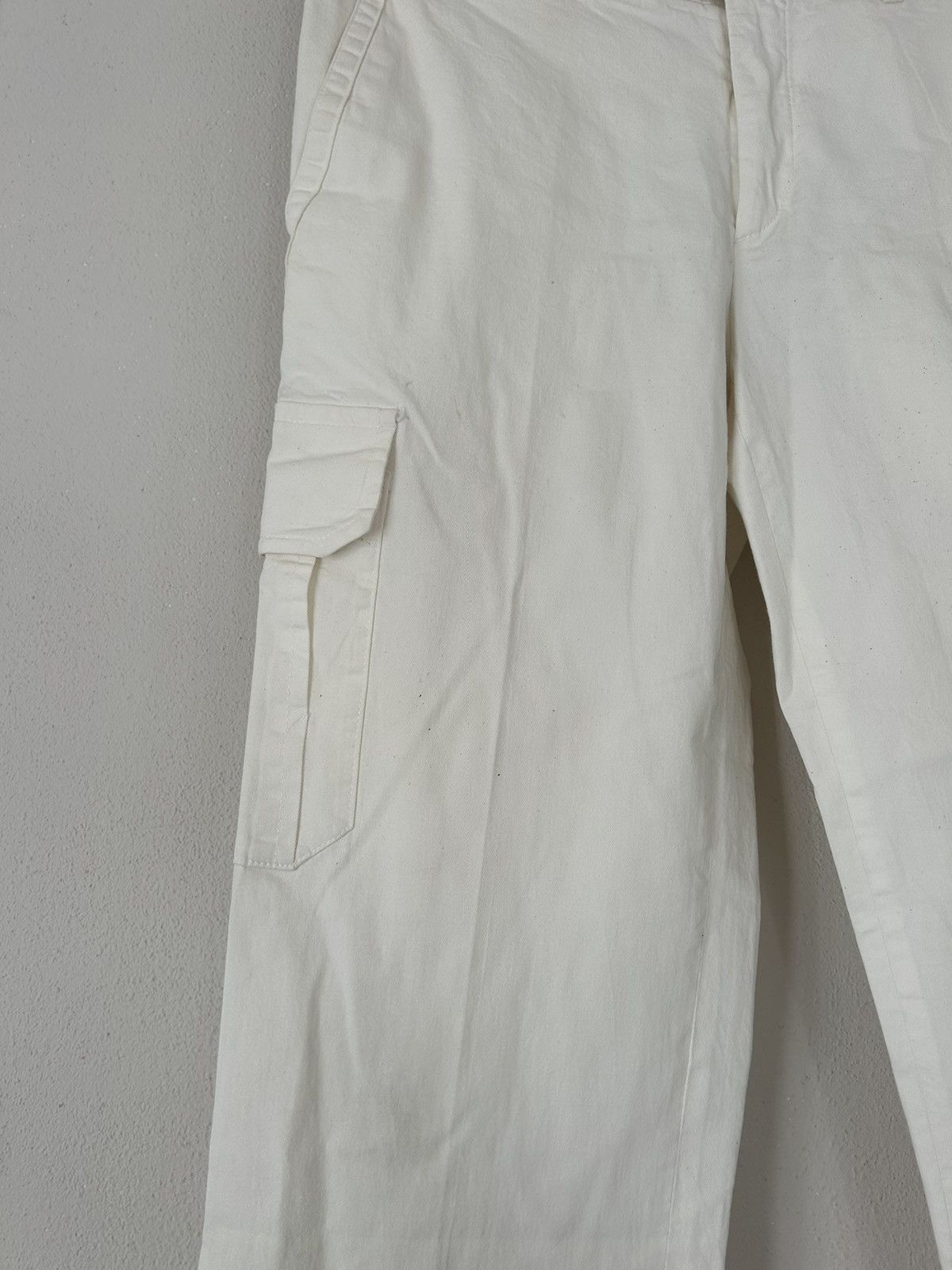 White Cargo Pants