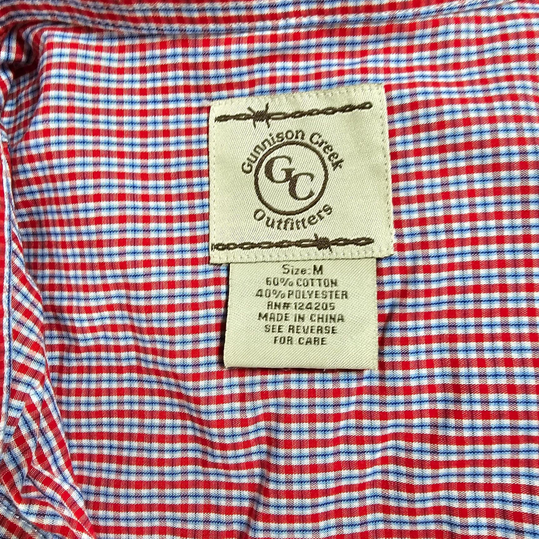 Vintage Gunnison Creek Outfitters Shirt Men's Medium Plaid Long Sleeve Button Up Casual Size US M / EU 48-50 / 2 - 2 Thumbnail