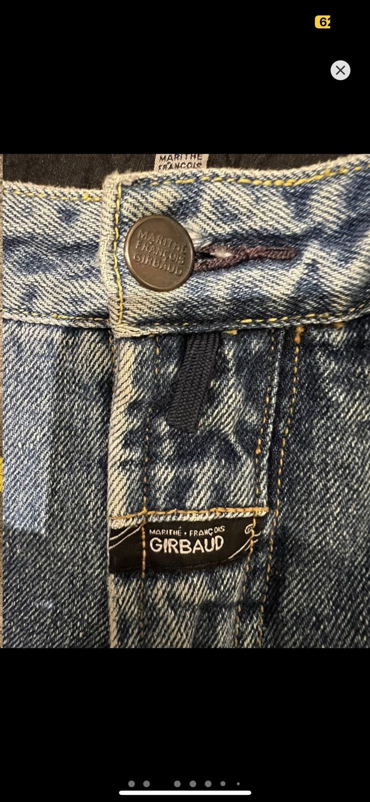 Designer × Marithe + Francois Girbaud ***FINAL DROP***RARE 90s MARITHE FRANCOIS GIRBAUD CROP 28 Size US 28 / EU 44 - 3 Thumbnail