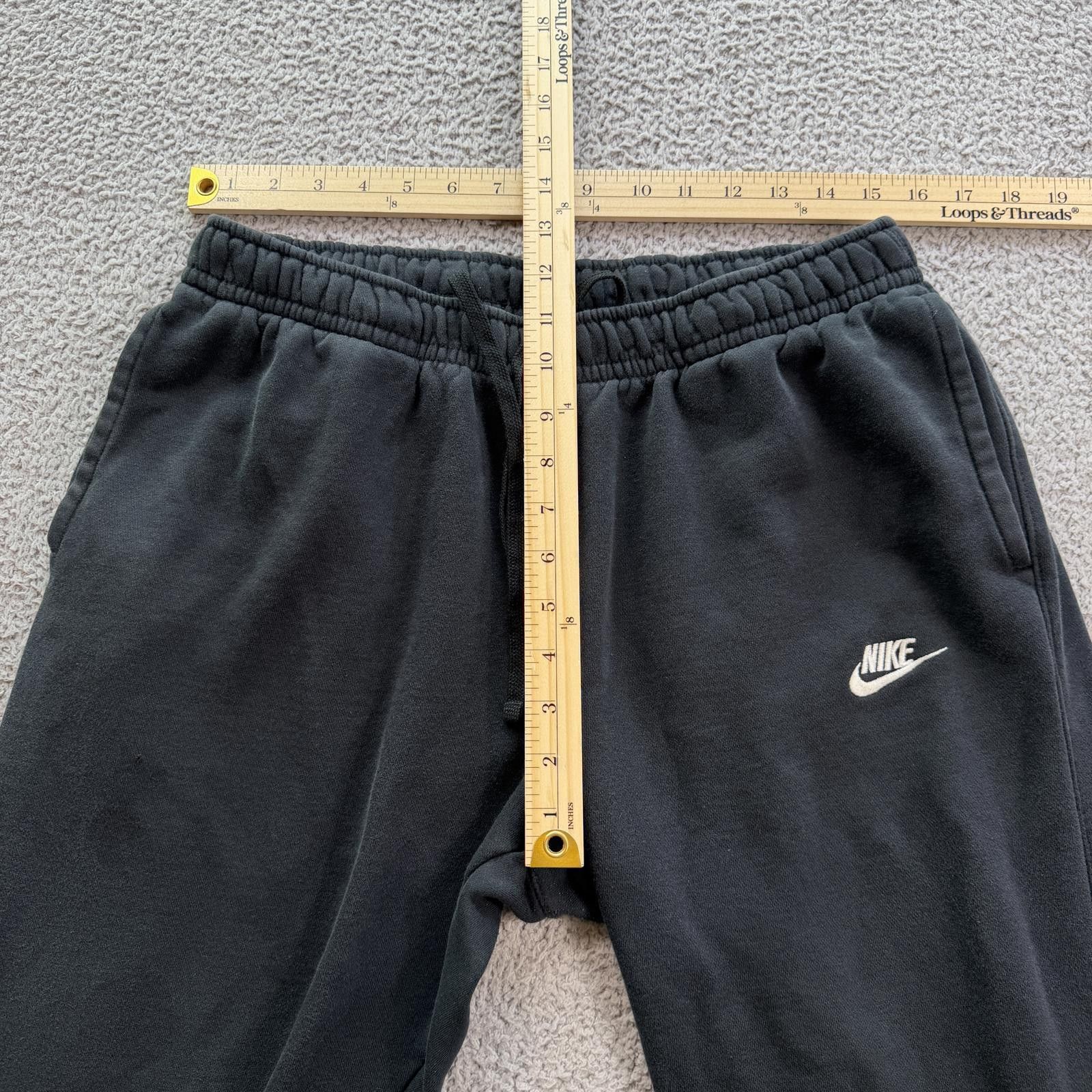 Nike Nike Jogger Sweatpants Mens Large Black Fleece Embroidered Size US 34 / EU 50 - 6 Thumbnail