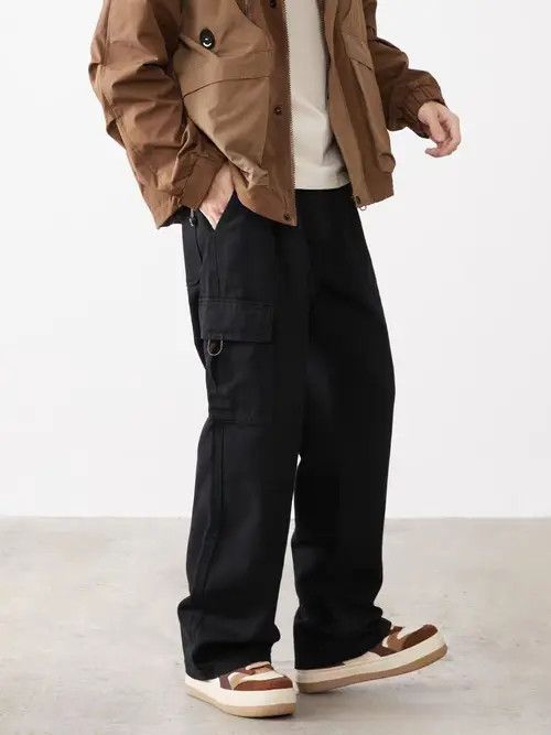 Japanese Brand Vintage Street Multi-Pocket Loose Casual Workwear Jeans Size US 32 / EU 48 - 7 Thumbnail