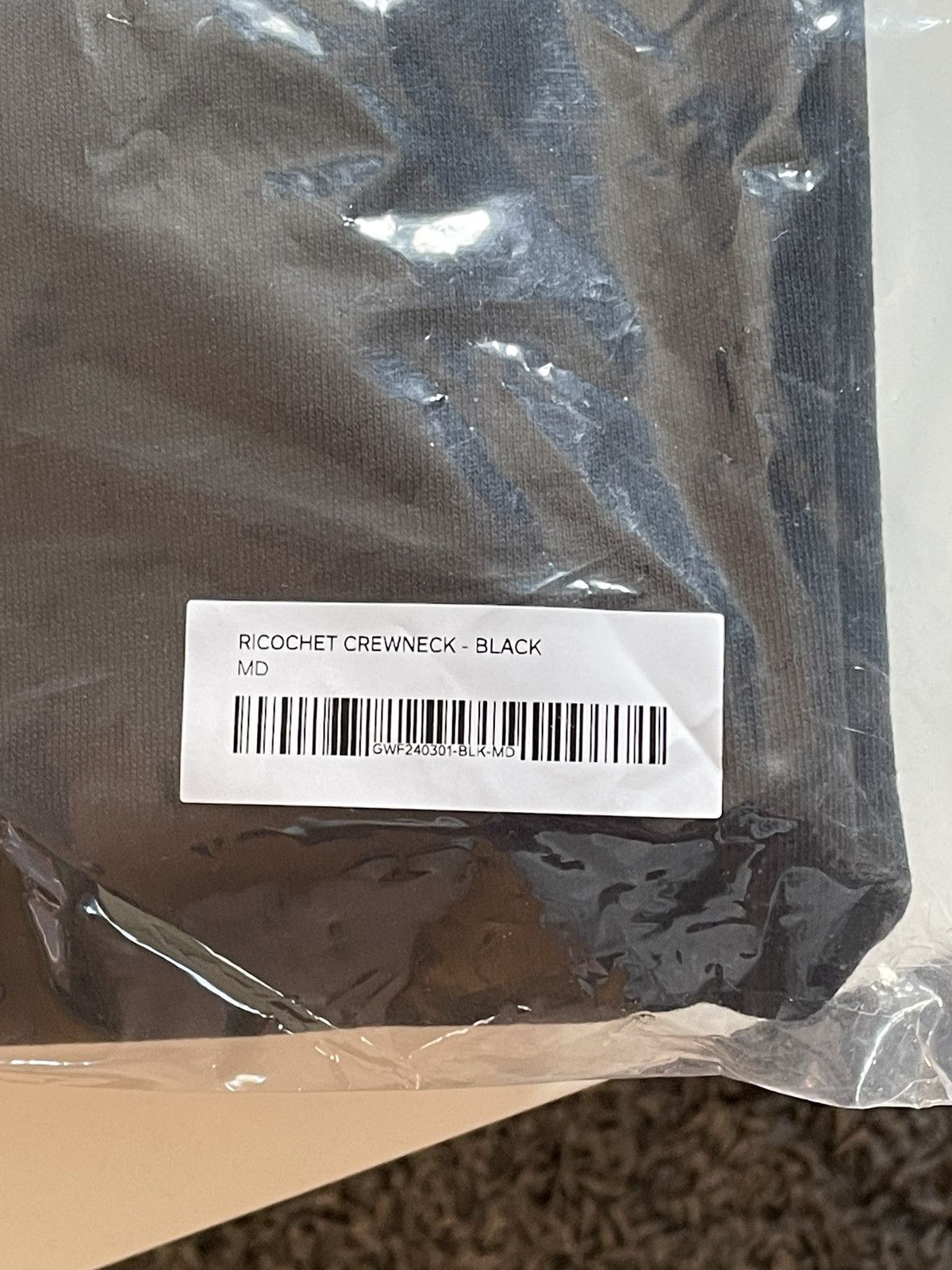 Golf Wang × Tyler The Creator Golf Wang Ricochet Crewneck Black - NIB - Sz Medium Size US M / EU 48-50 / 2 - 4 Thumbnail
