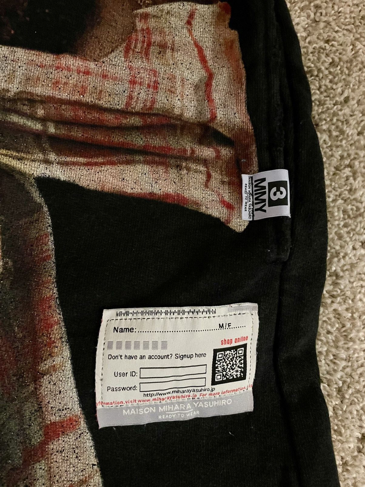 Maison MIHARA YASUHIRO Maison Mihara Yasuhiro Tromp l'oeil Shorts Size US 30 / EU 46 - 2 Thumbnail