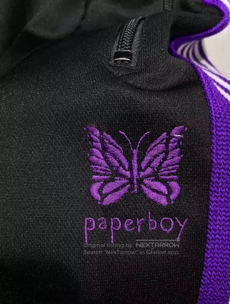 Needles Needles size S Black and purple tracksuit pants Size US 30 / EU 46 - 3 Thumbnail
