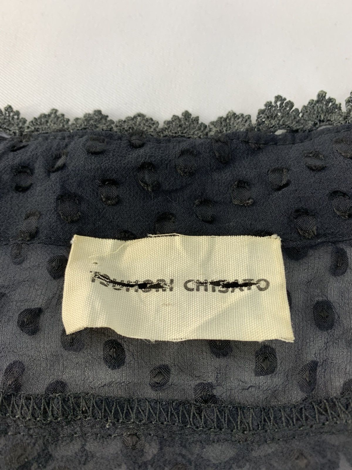 Issey Miyake Tsumori Chisato Issey Miyake Silk Polkadot Fashion Blouse Size XS / US 0-2 / IT 36-38 - 6 Thumbnail