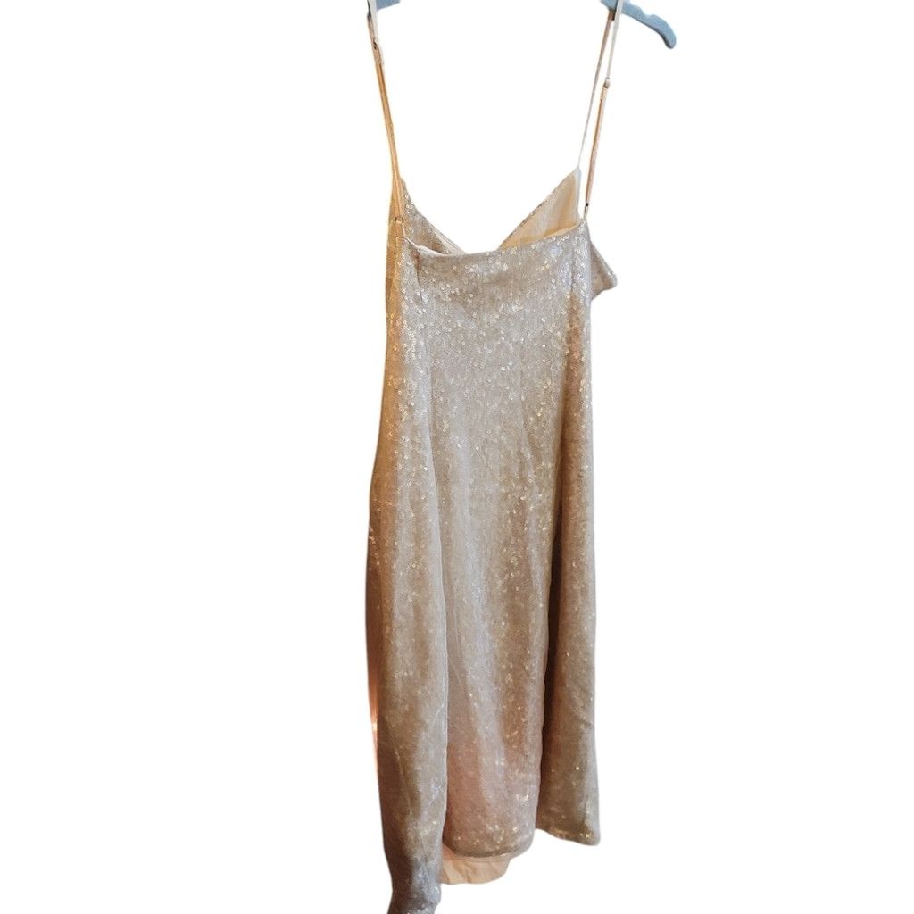 Other NWT Tracy Reese Gold Sequin Dress Size L / US 10 / IT 46 - 6 Thumbnail