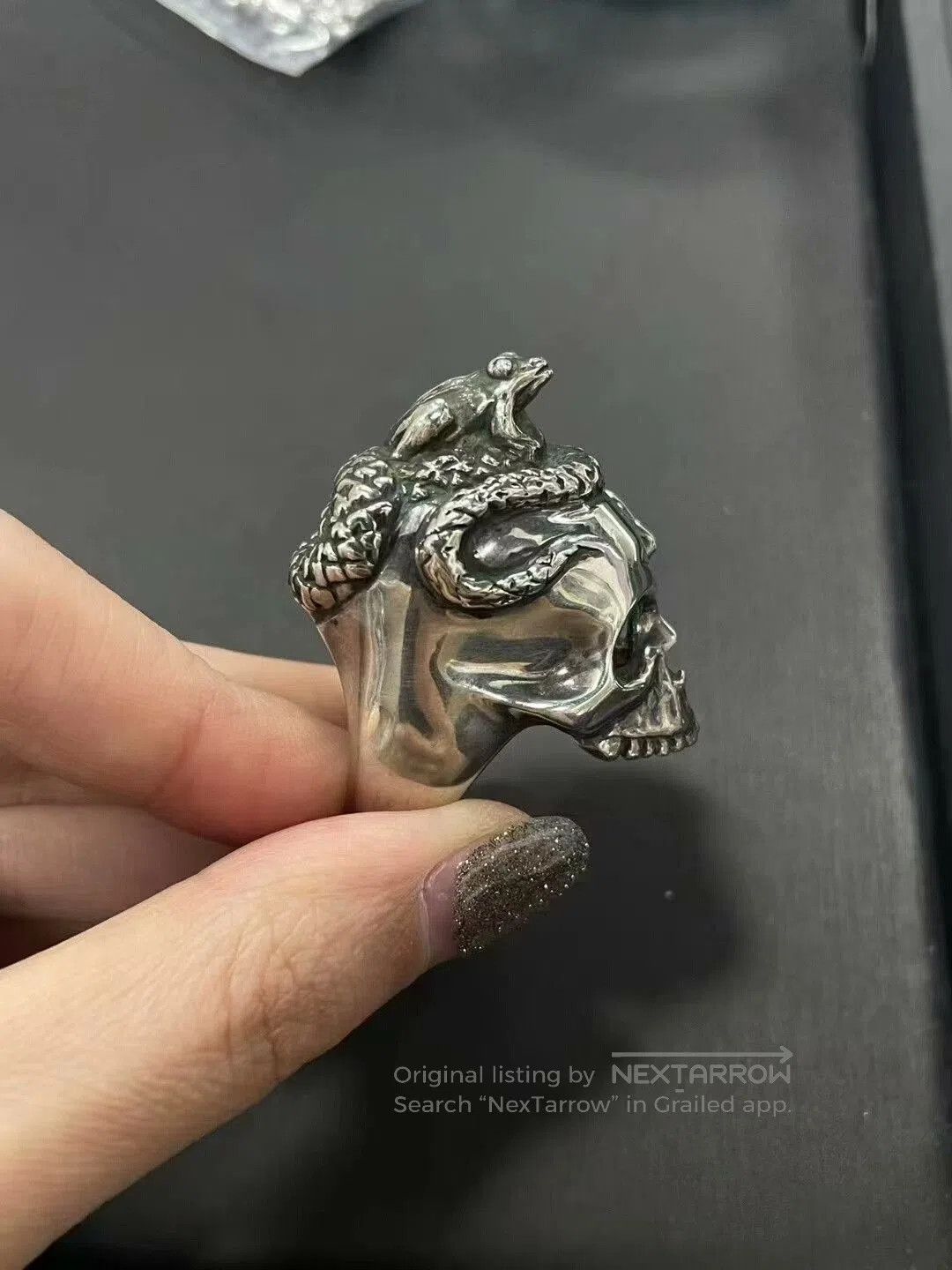 Vivienne Westwood vivienne westwood skull ring with snake design. Size ONE SIZE - 4 Thumbnail