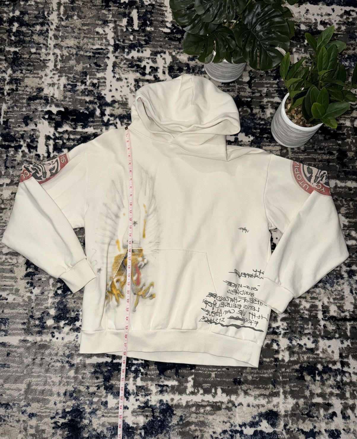 Travis Scott Travis Scott White Utopia Tour Hoodie Size US XL / EU 56 / 4 - 4 Thumbnail