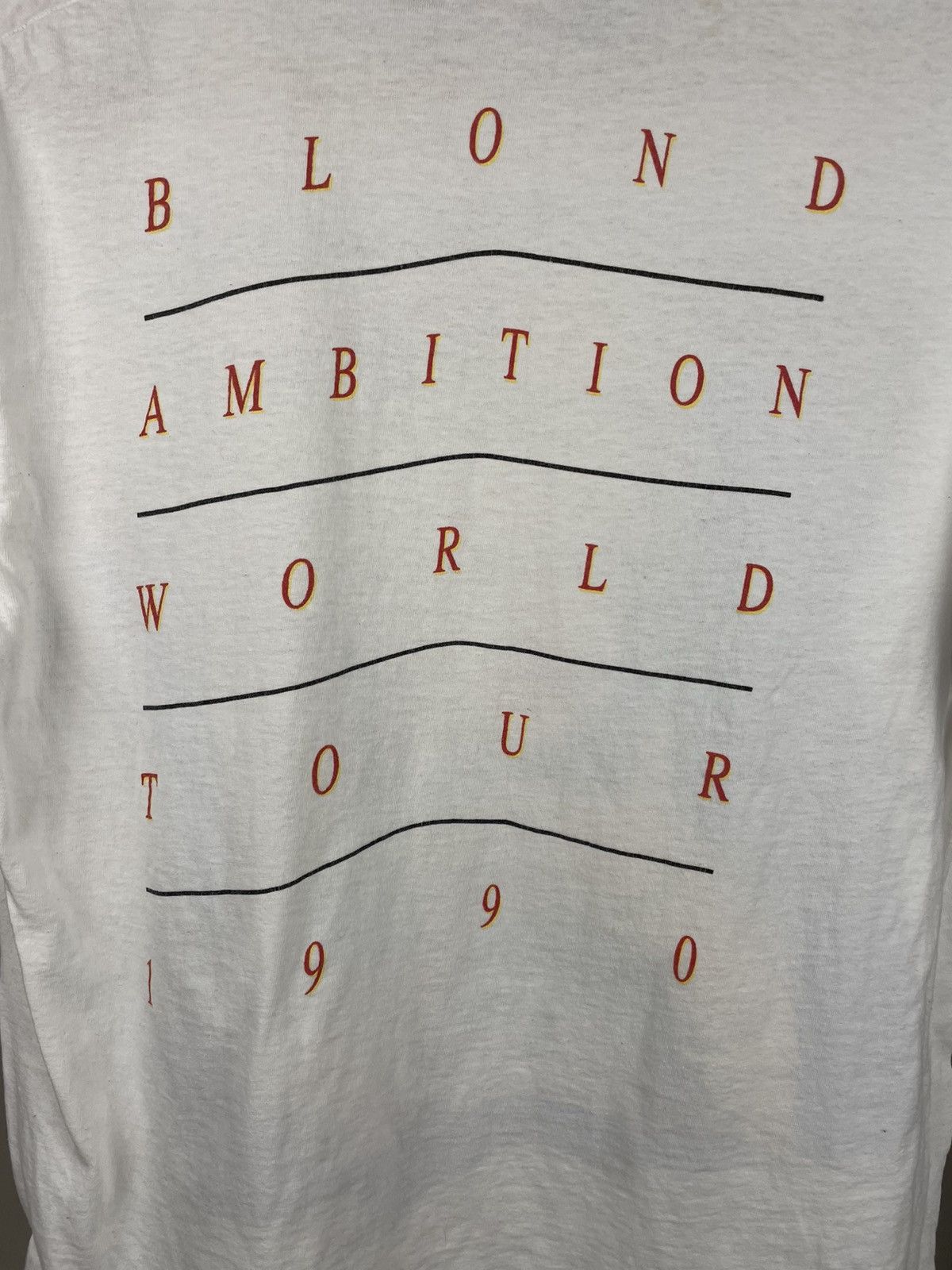 Vintage Madonna 1990 merch blond world ambition tour Size L / US 10 / IT 46 - 8 Thumbnail