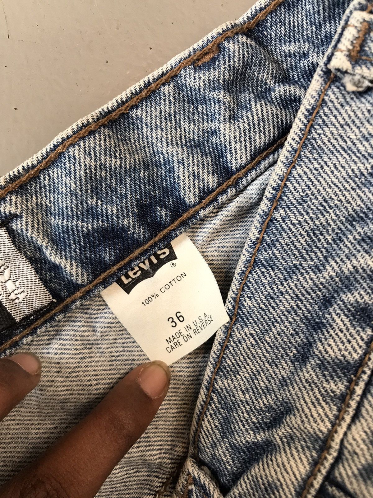 Levi's × Vintage Vintage Levi’s Strauss & co. silver tab denim jort Size US 34 / EU 50 - 8 Thumbnail