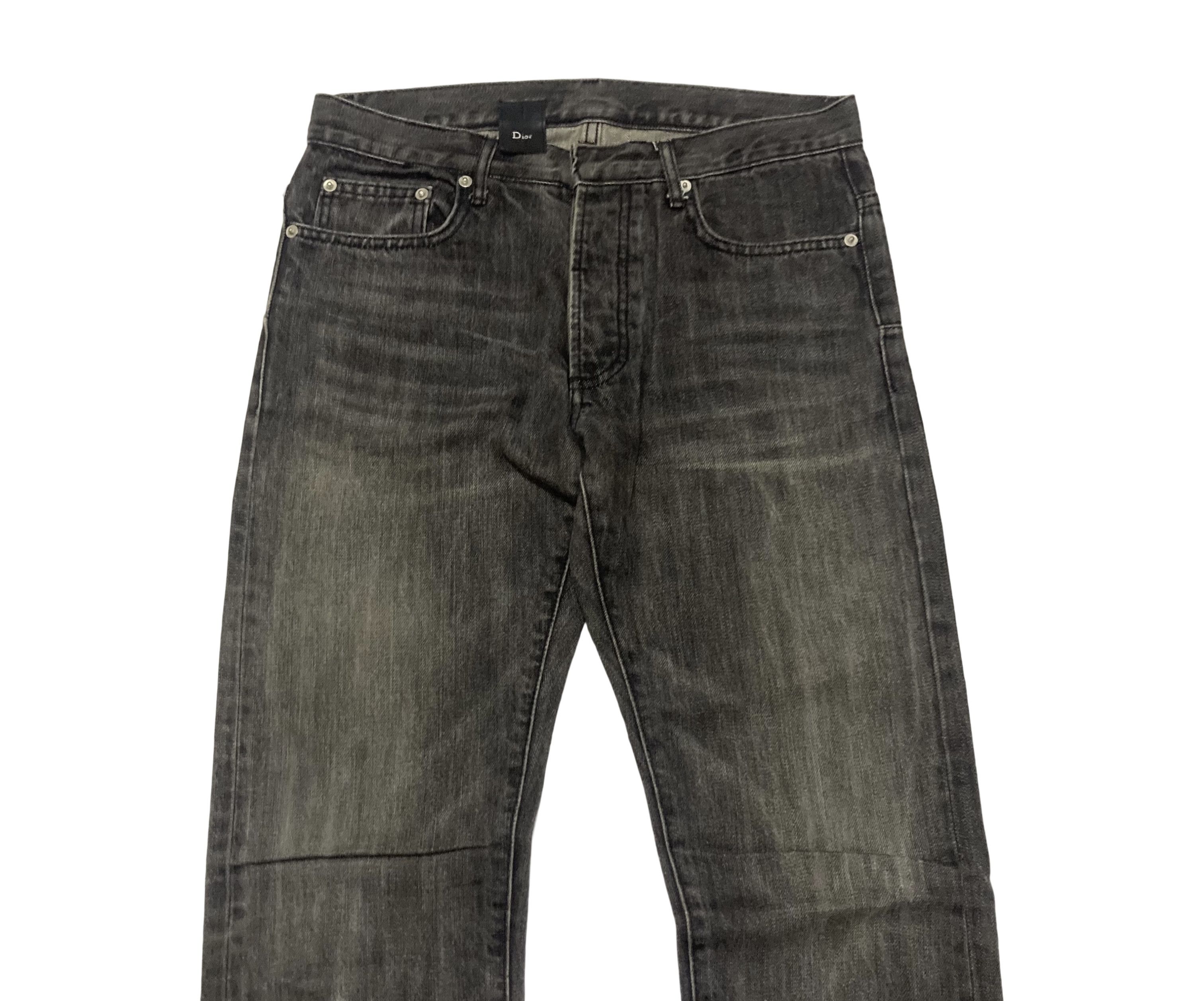 Christian Dior Monsieur × Dior × Kris Van Assche "2008" Kris Van Asche Faded Clawmark Jeans Size US 32 / EU 48 - 3 Thumbnail