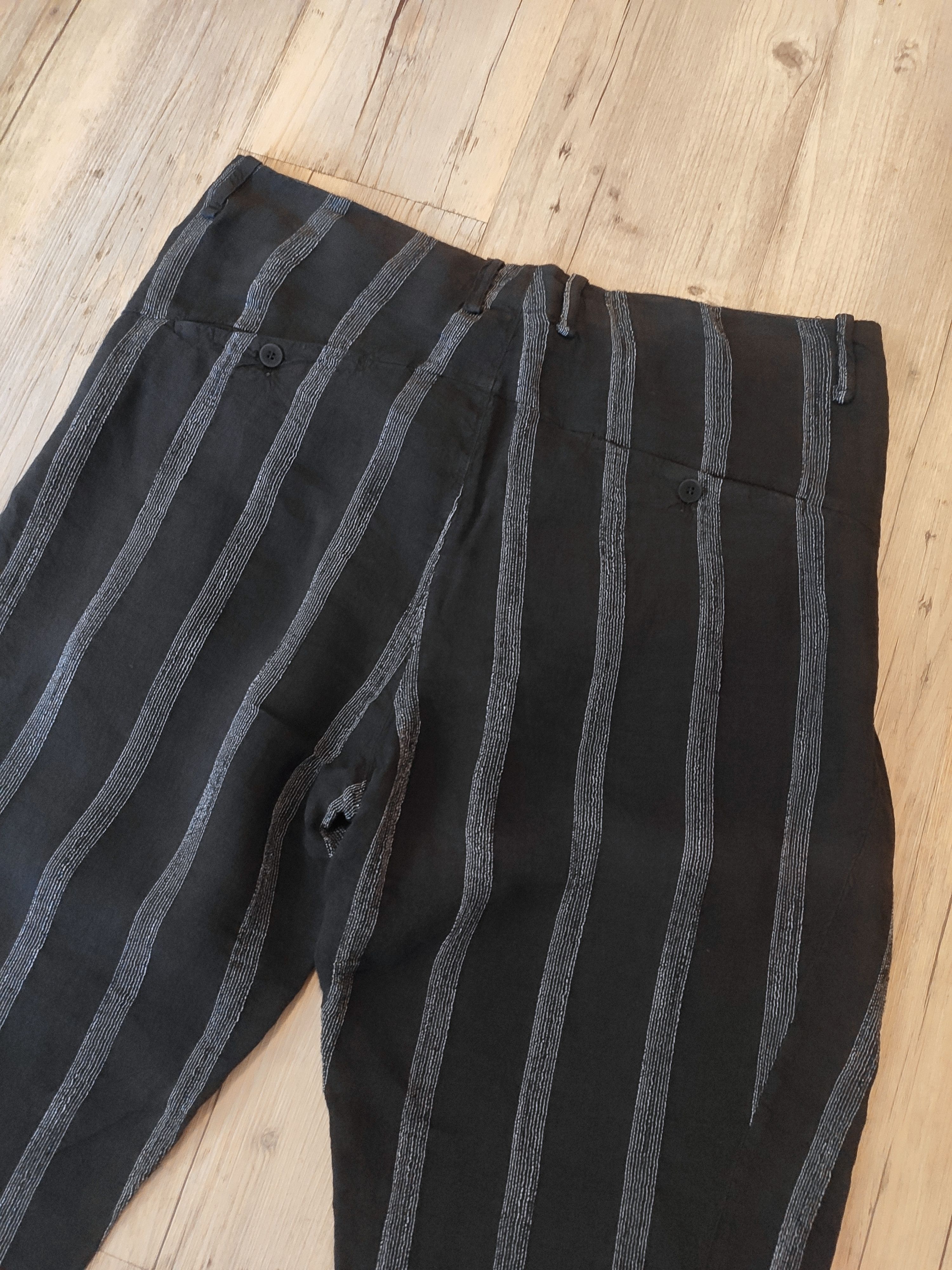 Transit Pinstripe linen pants.Like Boris Bidjan Saberi or Carpe Diem Size US 34 / EU 50 - 6 Thumbnail