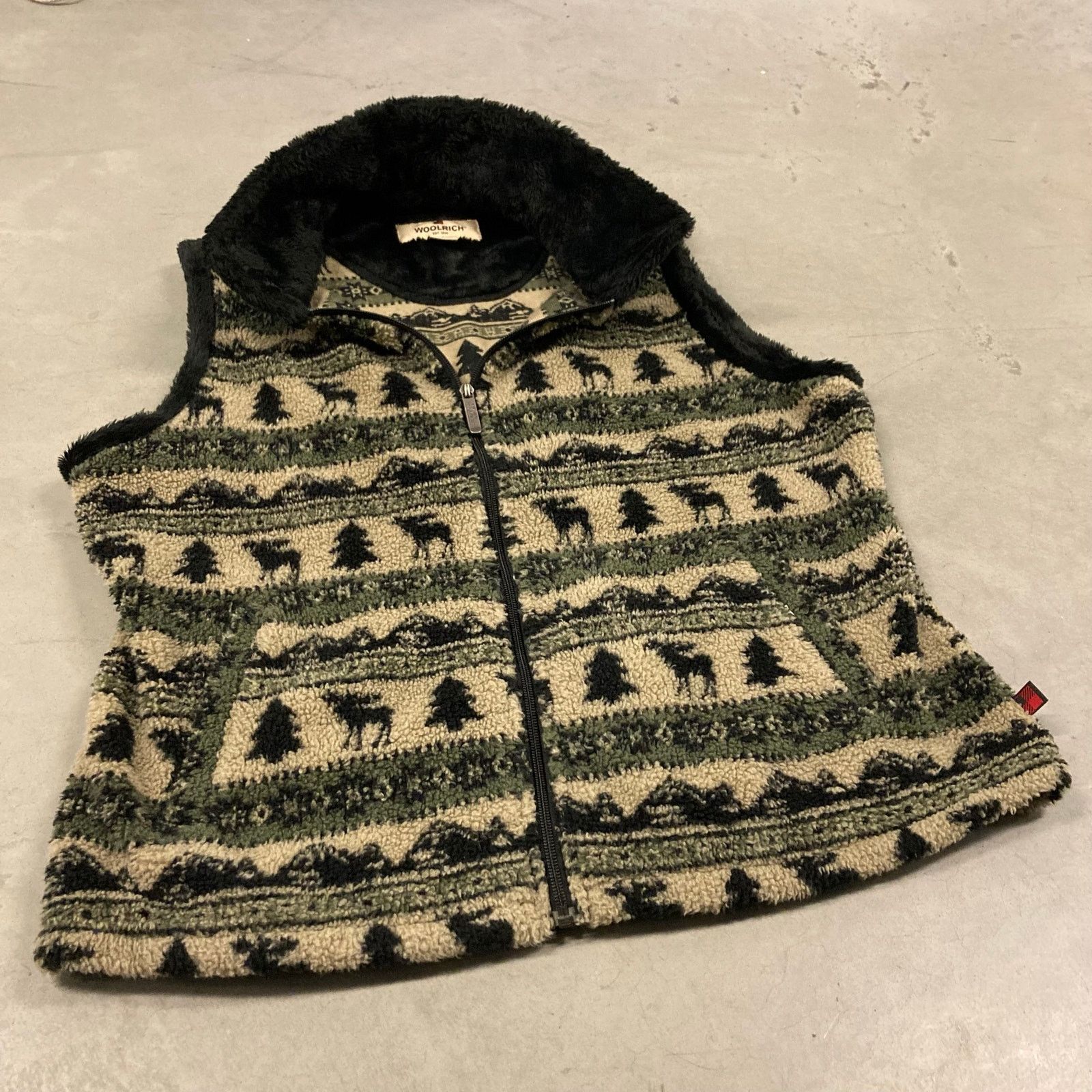 Woolrich Woolen Mills Y2k nature woolrich fleece zip up jacket Size XL / US 12-14 / IT 48-50 - 1 Thumbnail