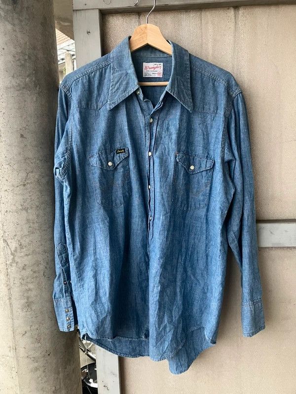 Wrangler 60s wrangler chambray western shirt Size US L / EU 52-54 / 3 - 1 Thumbnail