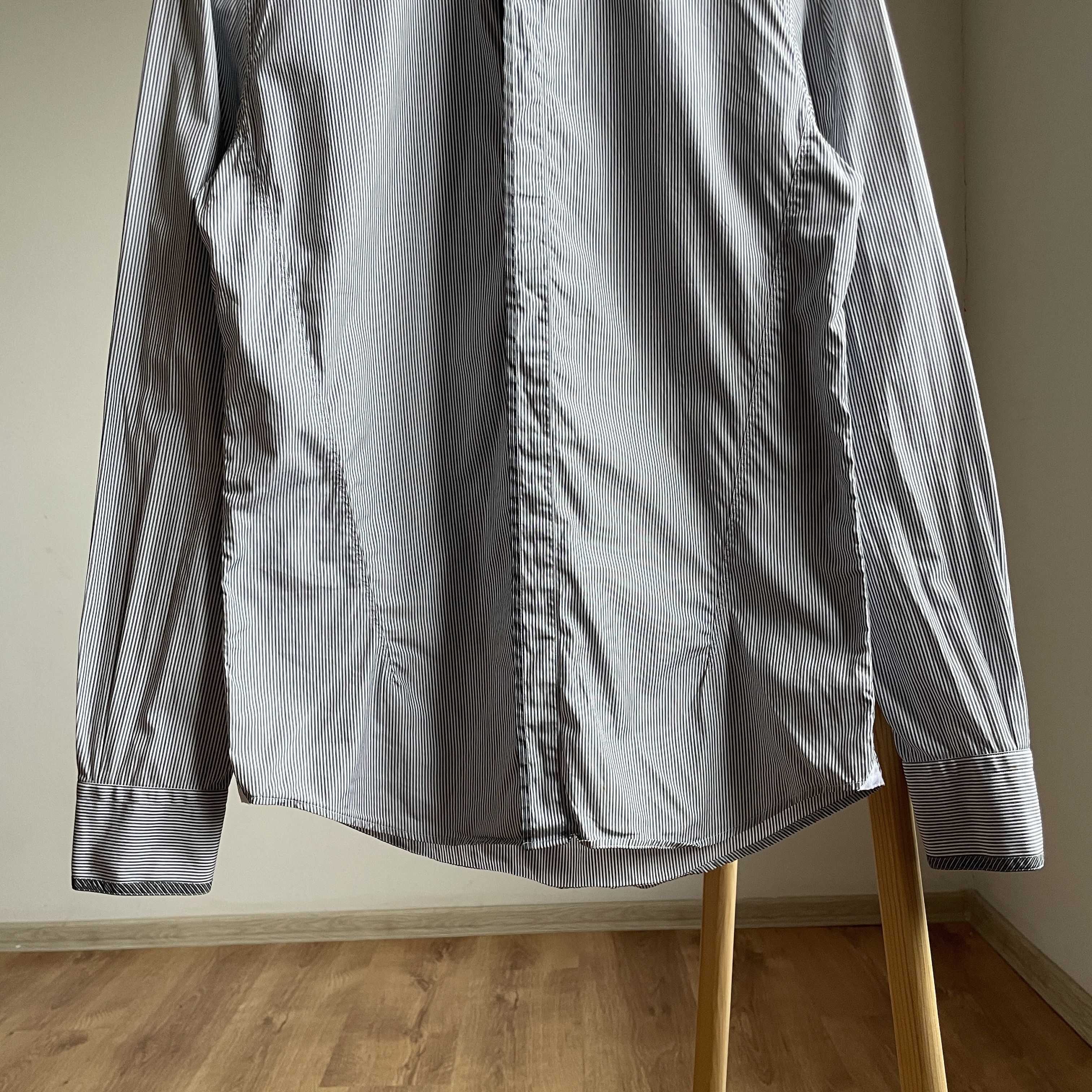 Z Zegna Z Zegna Striped Dress Shirt Size 41 Size 40R - 5 Thumbnail