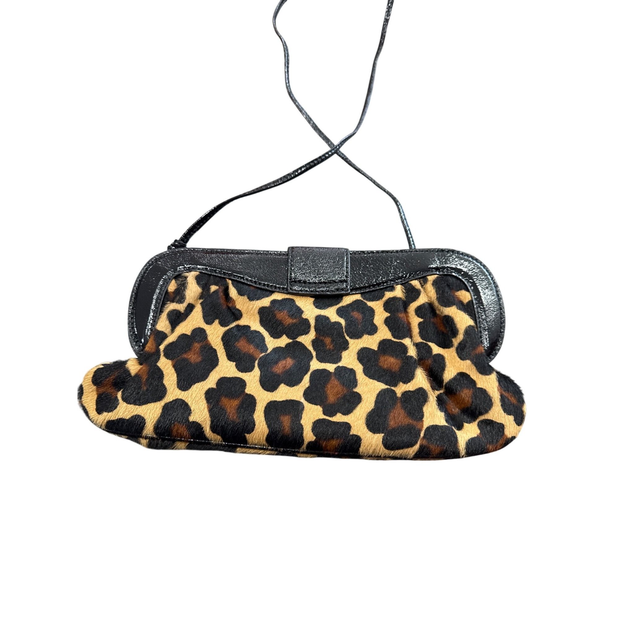 Designer Franchi Collection Leopard Print Faux fur Shoulder bag SKU 7 Size ONE SIZE - 7 Thumbnail