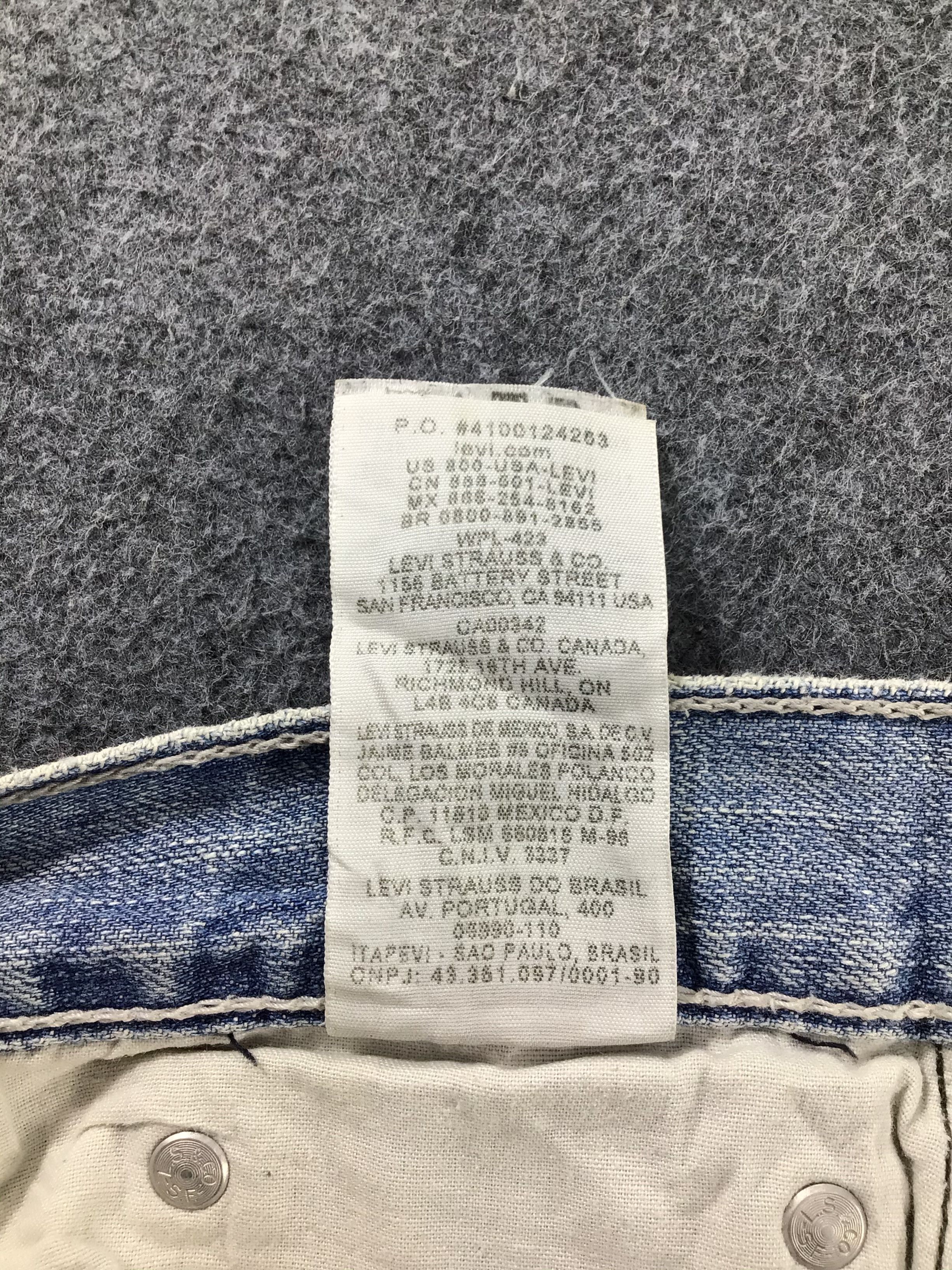 Levi's Vintage Levi's 514 Jeans Slim Straight Distress Denim KJ183 Size US 32 / EU 48 - 12 Thumbnail