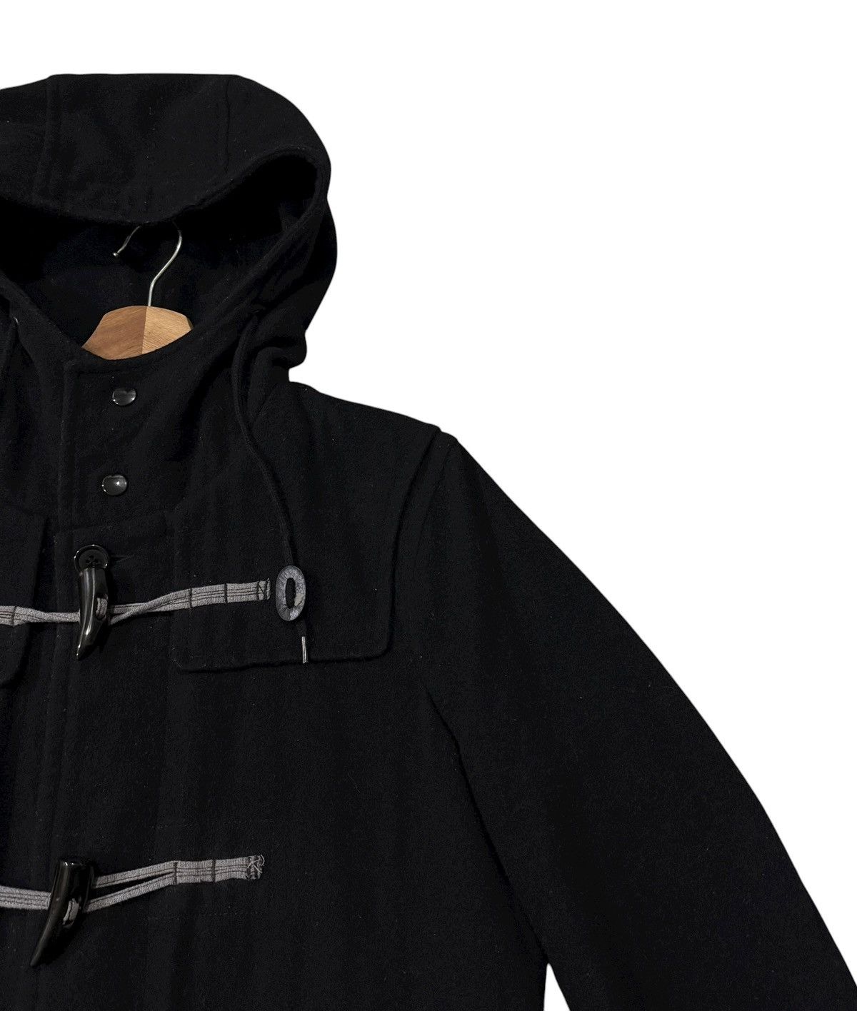CABANE de ZUCCa Vintage Cabane De Zucca Issey Miyake Wool Duffle Jacket Size US M / EU 48-50 / 2 - 2 Thumbnail