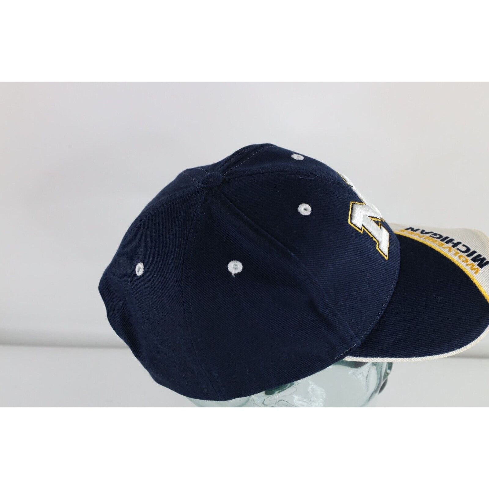 Vintage Vintage 90s Distressed Spell Out University of Michigan Hat Size ONE SIZE - 8 Thumbnail