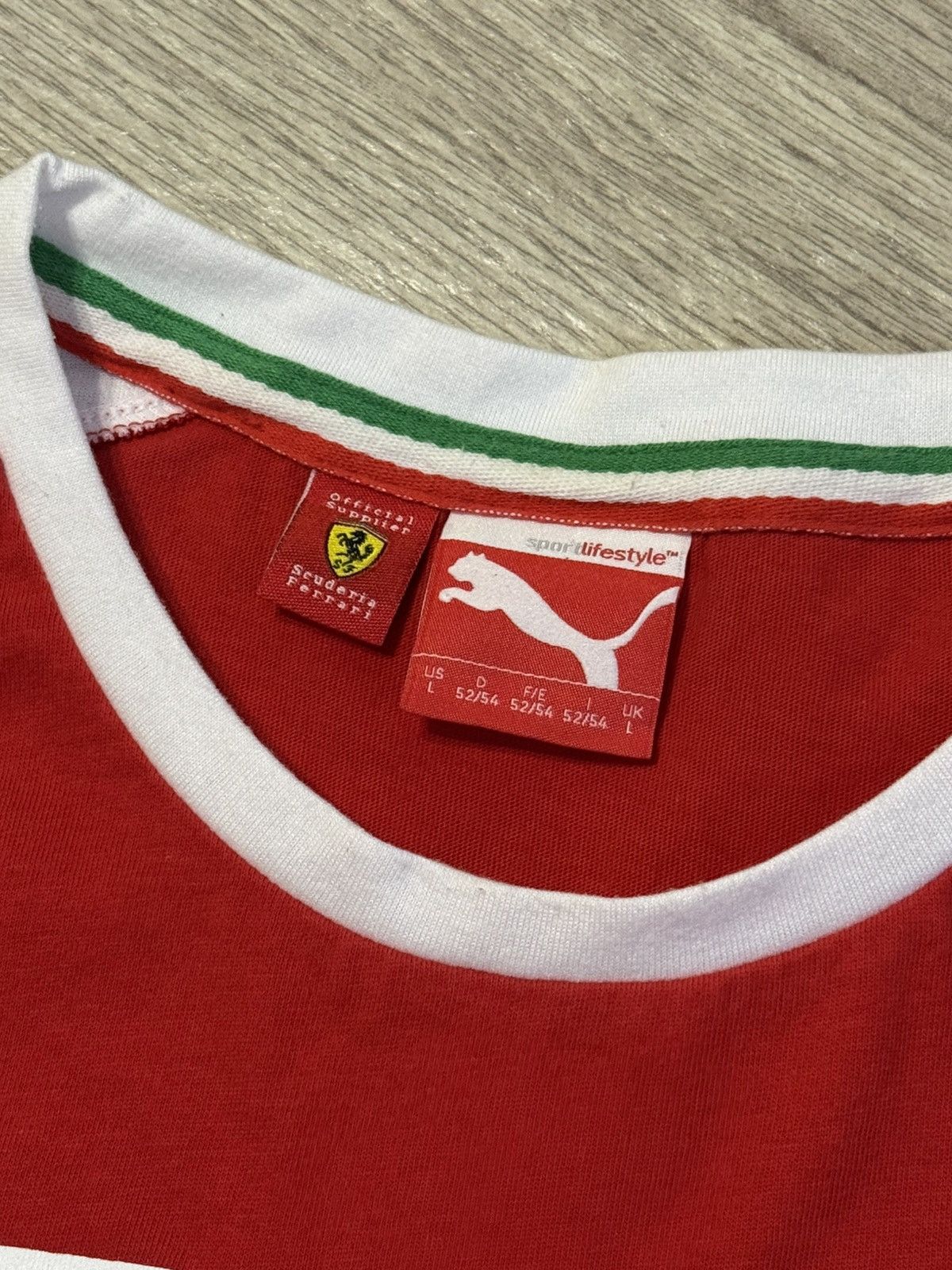 Ferrari 🔷Vintage Puma Ferrari Santander T-shirt🔷 Size US L / EU 52-54 / 3 - 6 Thumbnail