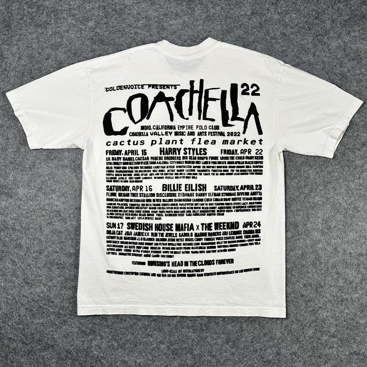 Cactus Plant Flea Market × Coachella Cactus Plant Flea Market Coachella 2022 Festival Lineup Tee Size US L / EU 52-54 / 3 - 2 Thumbnail