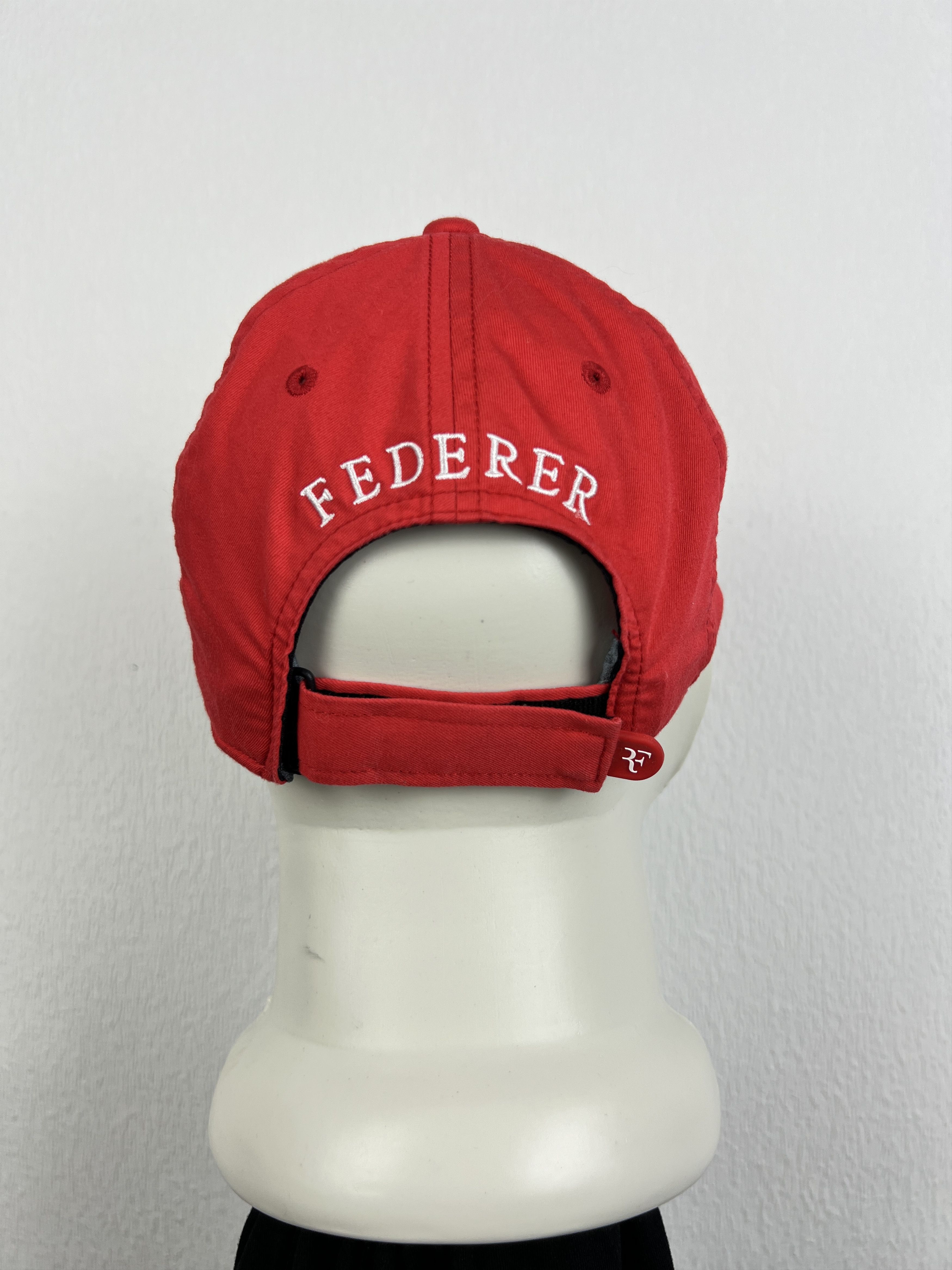 Nike RF Roger Federer Nike Dri-FIT Tennis Cap Red Snapback Hat Size ONE SIZE - 5 Thumbnail