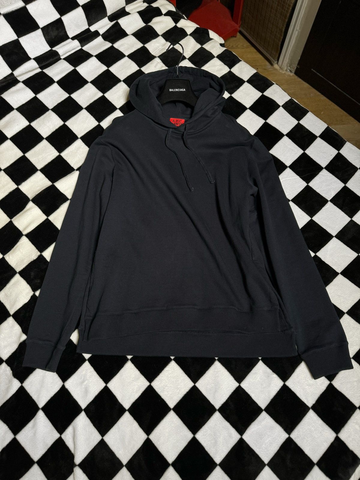 A.P.C. FW13 KANYE CAPSULE AIRPORT HOODIE BLUE Size US L / EU 52-54 / 3 - 1 Thumbnail