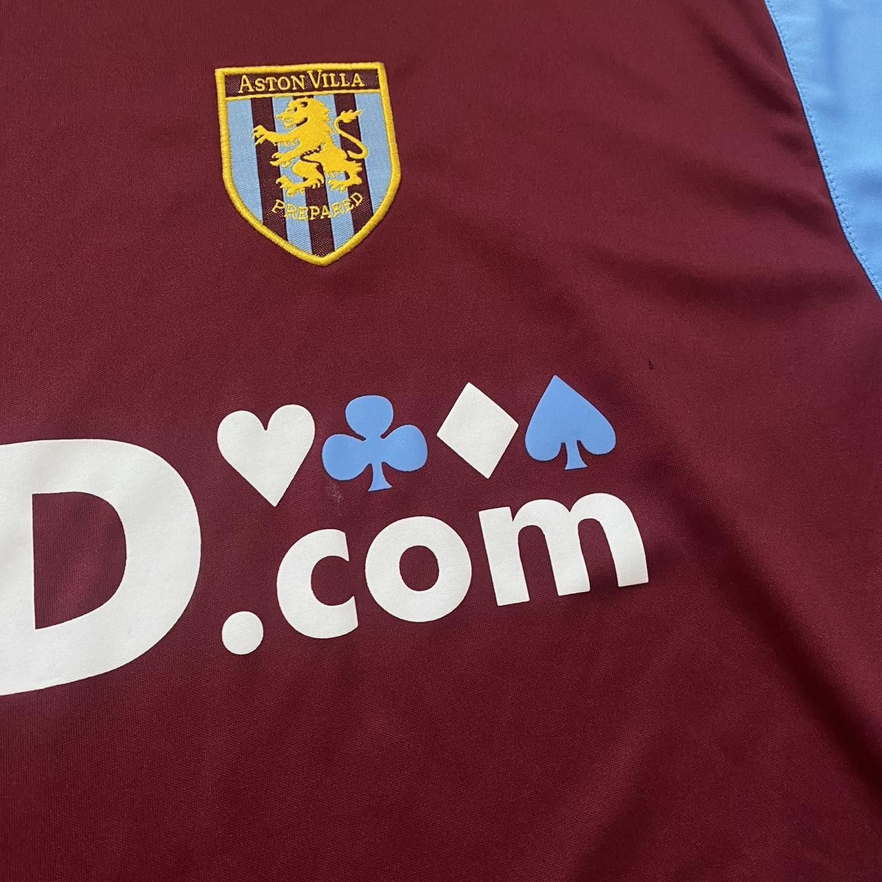 Hummel 2005-06 Aston Villa Home Hummel Football Shirt Size US XXL / EU 58 / 5 - 4 Thumbnail
