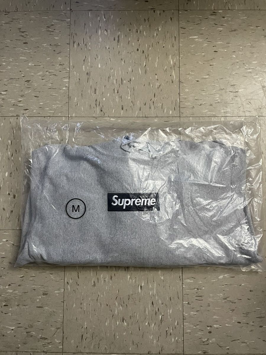 Supreme Supreme FW25 Box Logo Hooded Sweatshirt Heather Gray Medium Size US M / EU 48-50 / 2 - 1 Thumbnail