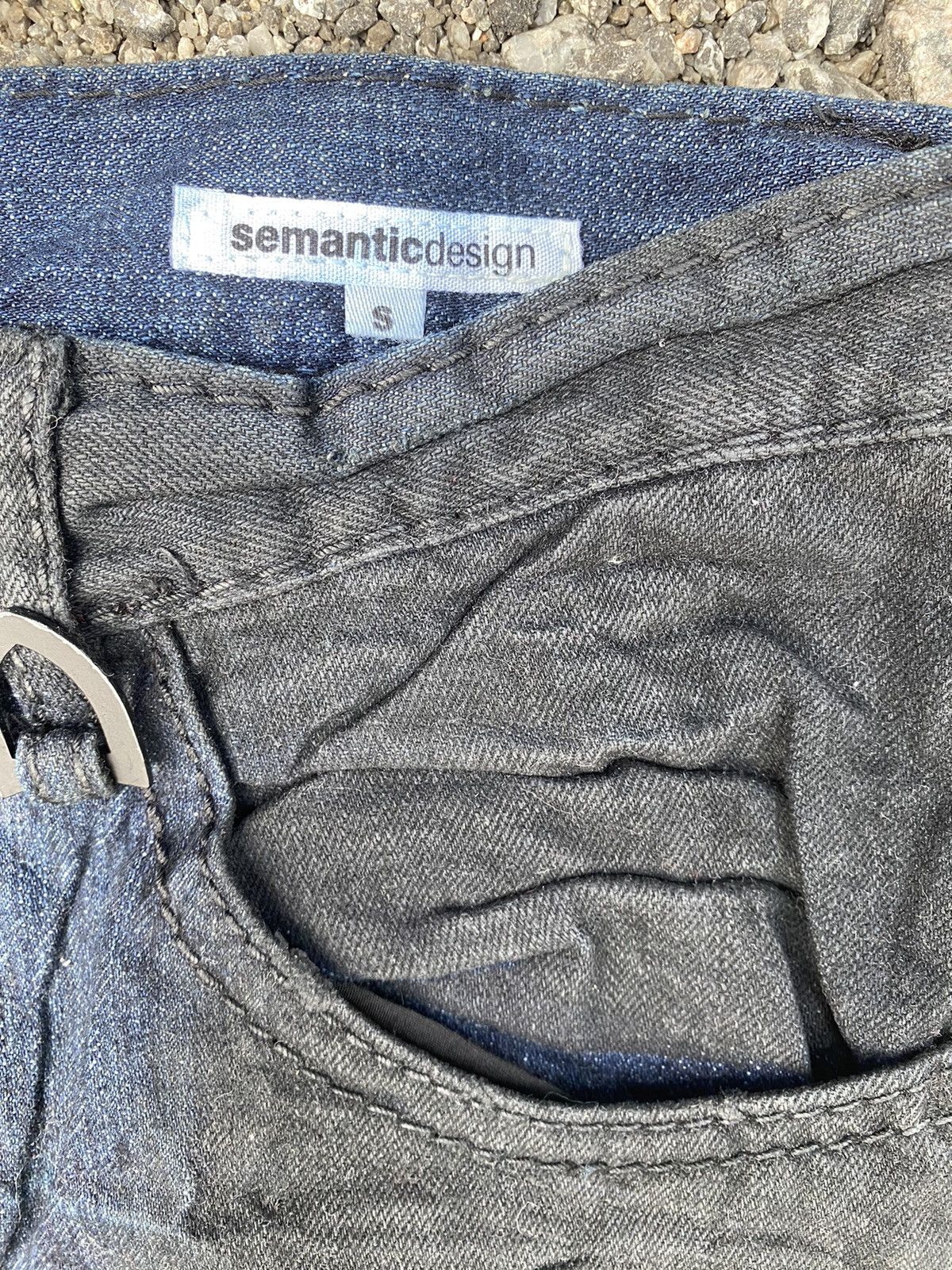 semanticdesign Semantic Design Two Tone Flared Size US 29 - 8 Thumbnail
