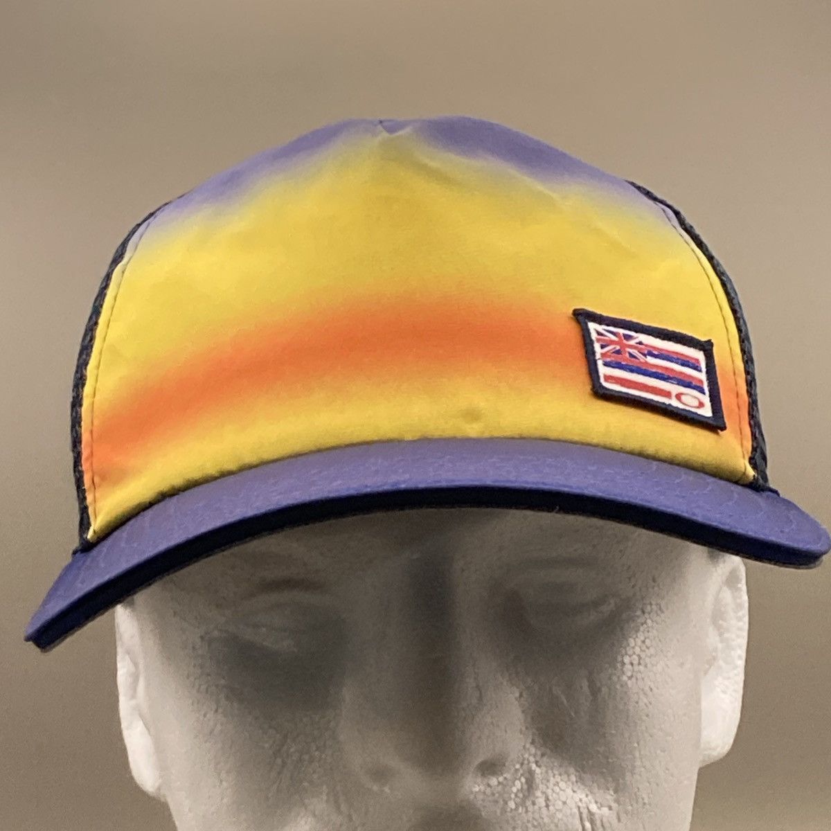 Oakley Rare OAKLEY TINCAN FLAG HAWAII Blue MEN'S HAT CAP Trucker Size ONE SIZE - 6 Thumbnail