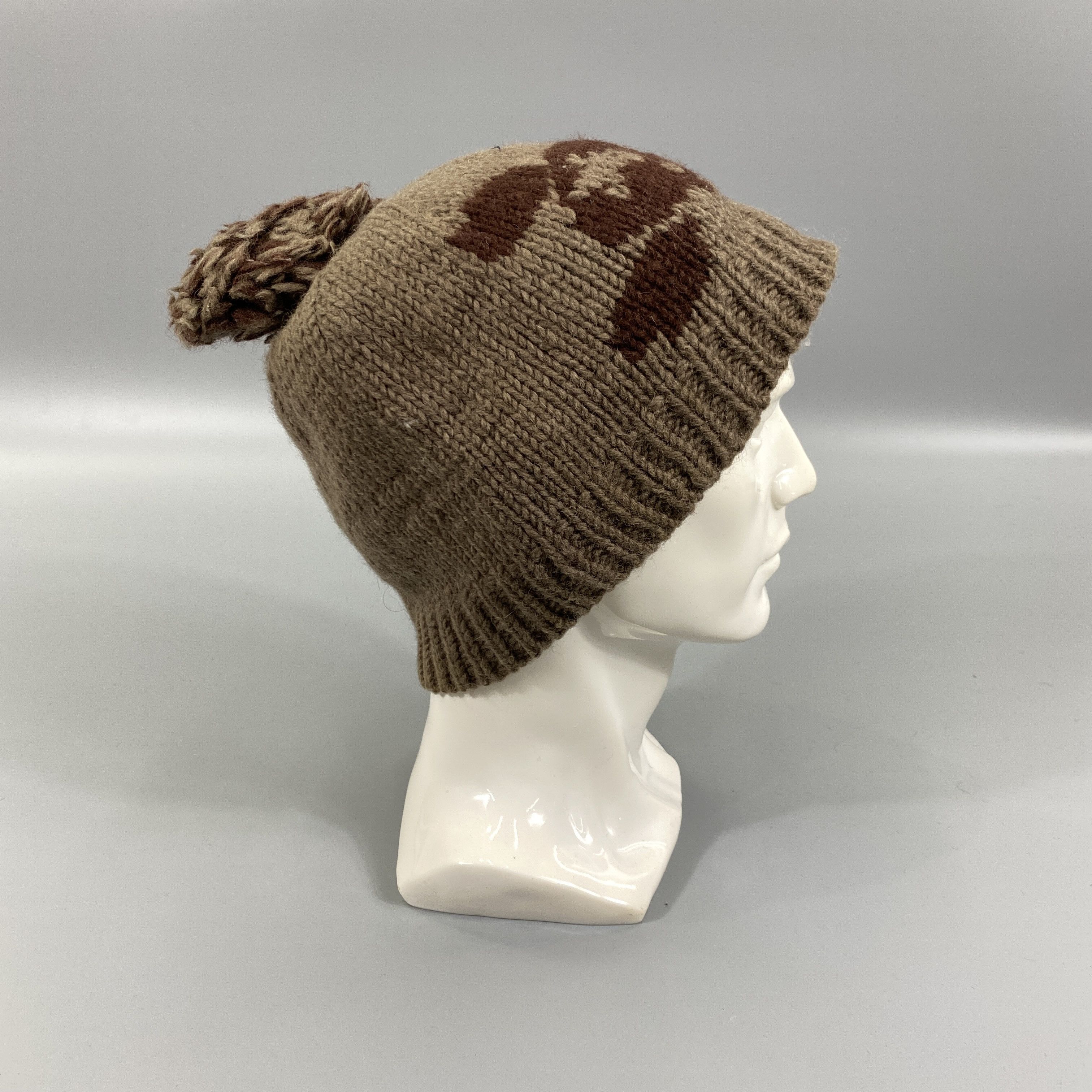 Japanese Brand Grace Hats Hand Made Knitted Beanie -BN1010 Size ONE SIZE - 2 Thumbnail
