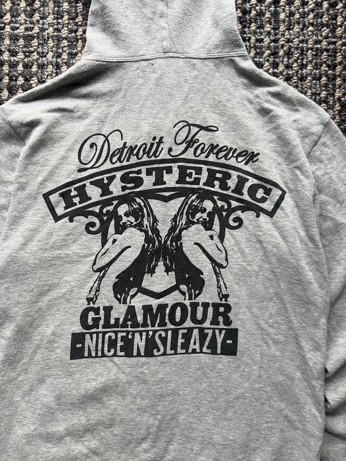 Hysteric Glamour Hysteric Glamour Detroit Forever Nice N Sleazy Zip Hoodie Size US S / EU 44-46 / 1 - 3 Thumbnail