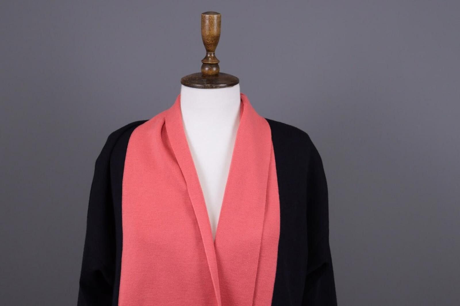 Escada Escada Margaretha Ley Black Pink Lagenlook Cardigan Size 38 Size M / US 6-8 / IT 42-44 - 2 Thumbnail