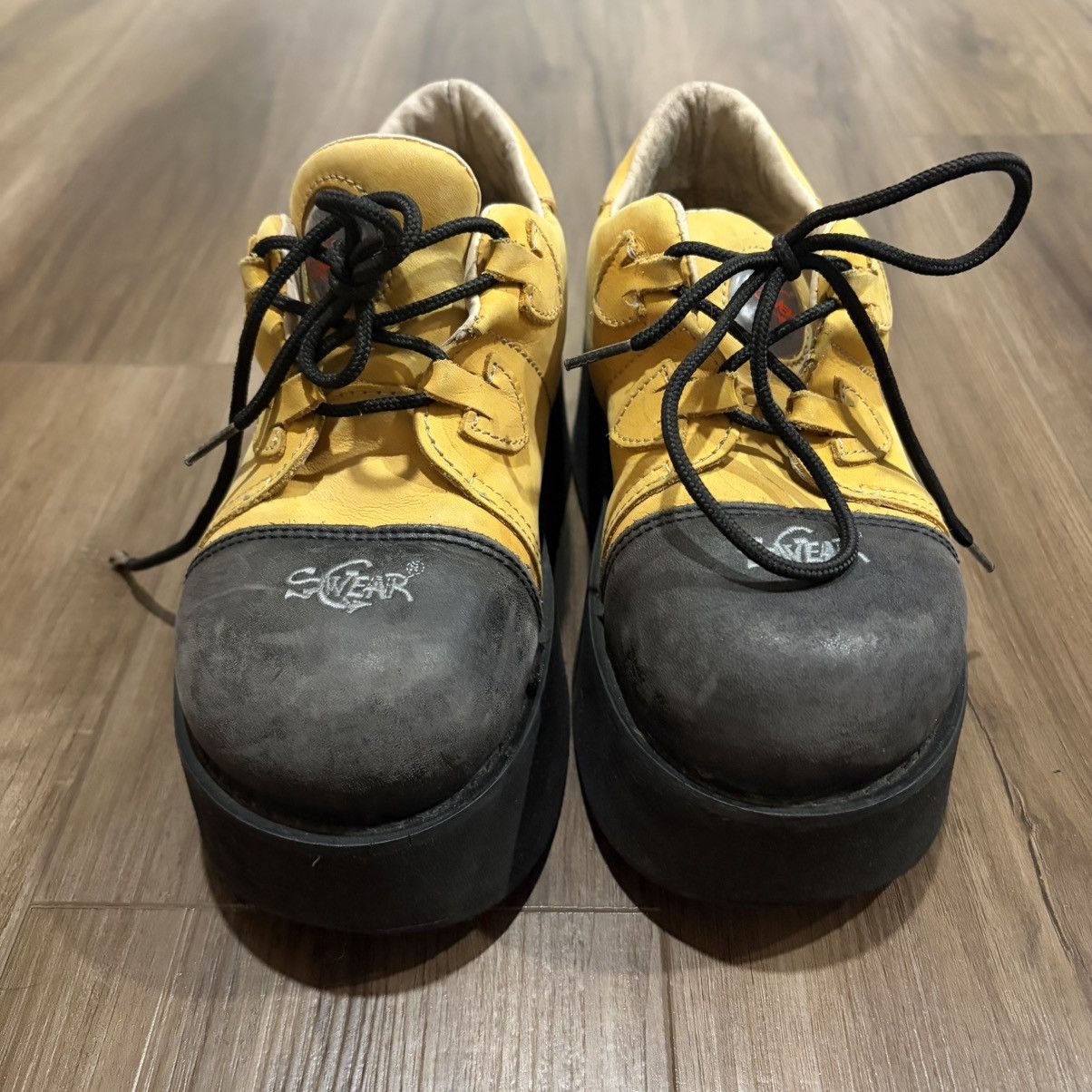 SWEAR London 2000s Yellow Suede Truck 01 Size US 8.5 / EU 41-42 - 5 Thumbnail