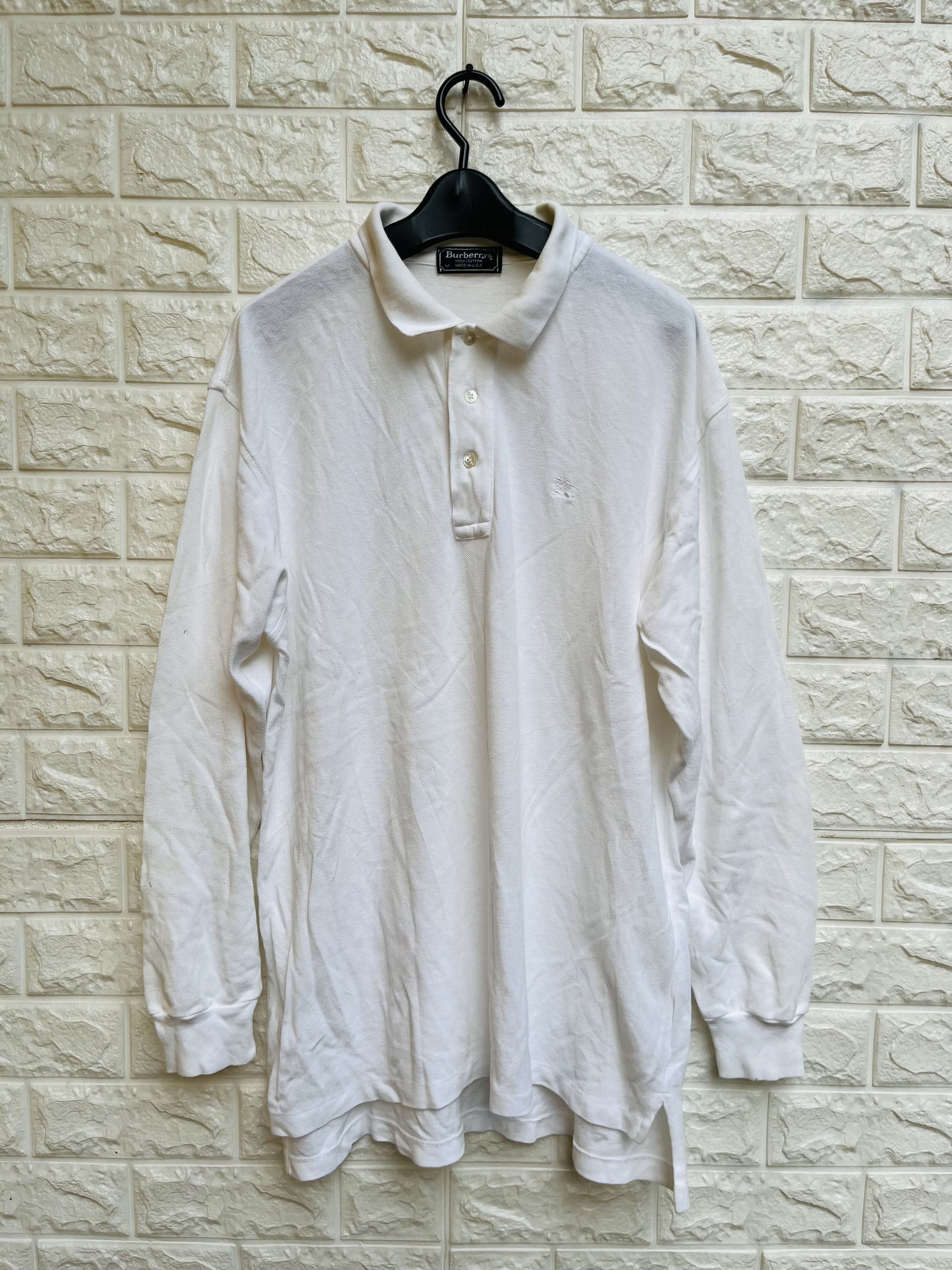 image of 90's Burberry White Japanese Designer Fashion Style, Men's (Size Large)