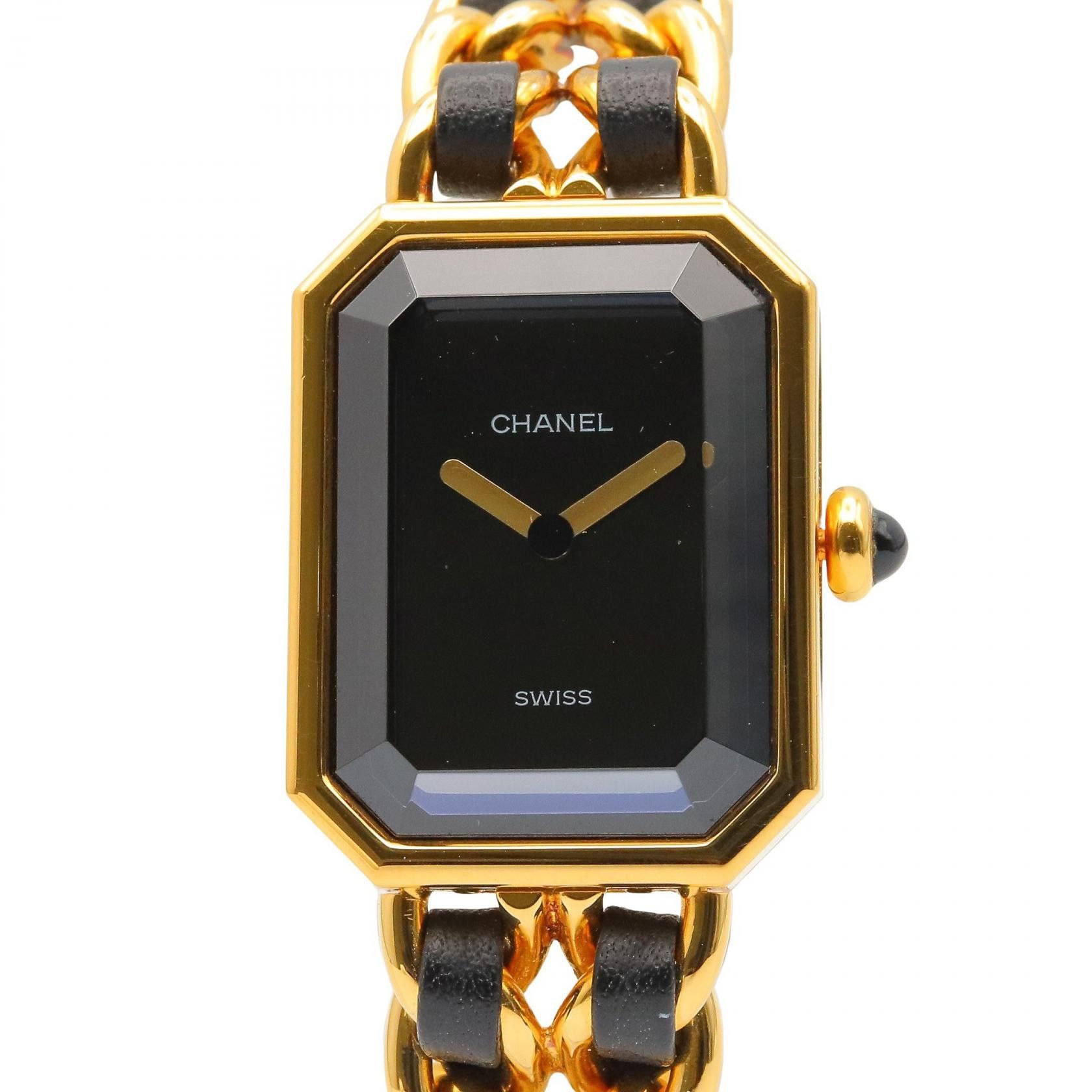 Chanel Chanel CHANEL Premiere Gold Plated Quartz Metal Quartz H0001 DUTY FREE for USA Size ONE SIZE - 1 Thumbnail