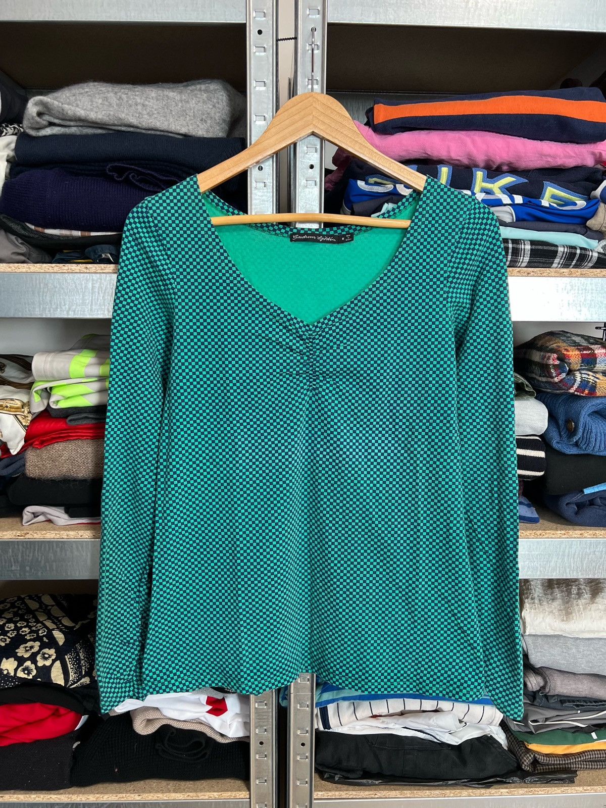 Designer Gudrun Sjoden Women's Blouse Long Sleeve Top Size M Sjöden Size M / US 6-8 / IT 42-44 - 1 Thumbnail