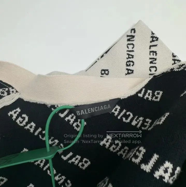 Balenciaga Balenciaga SS23 Logo Knit Cardigan for Men. Size US M / EU 48-50 / 2 - 2 Thumbnail