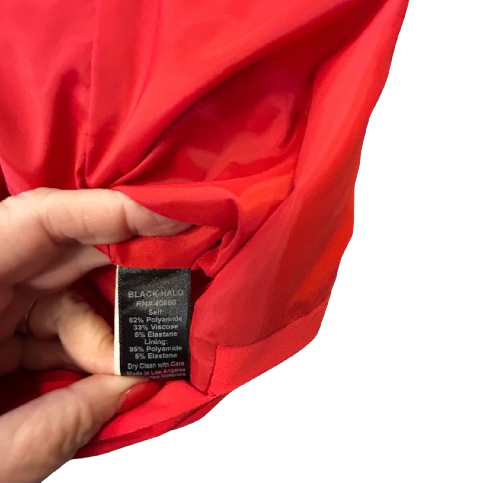 Black Halo Black Halo - Red Nuelle Petal Sleeve Dress - Size 2 Size XS / US 0-2 / IT 36-38 - 15 Thumbnail
