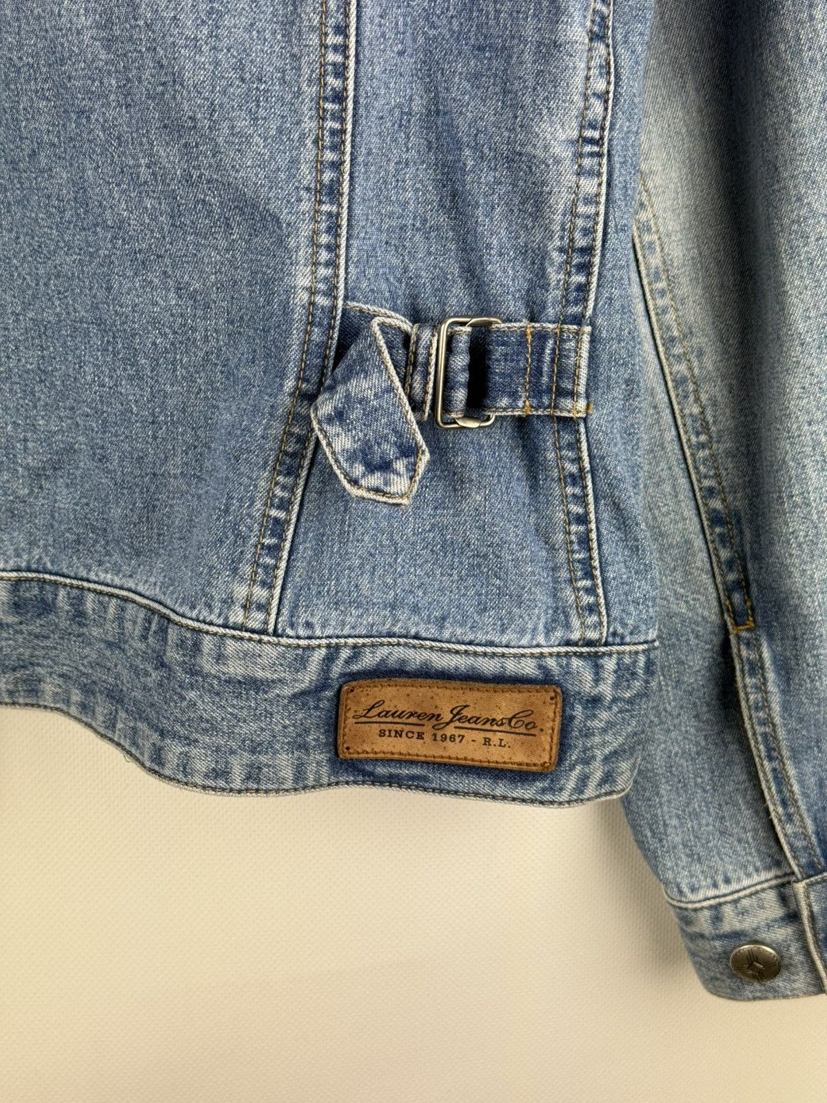 Ralph Lauren Ralph Lauren Jeans Co Vintage Denim Full Zip Western Jacket Size L / US 10 / IT 46 - 23 Thumbnail
