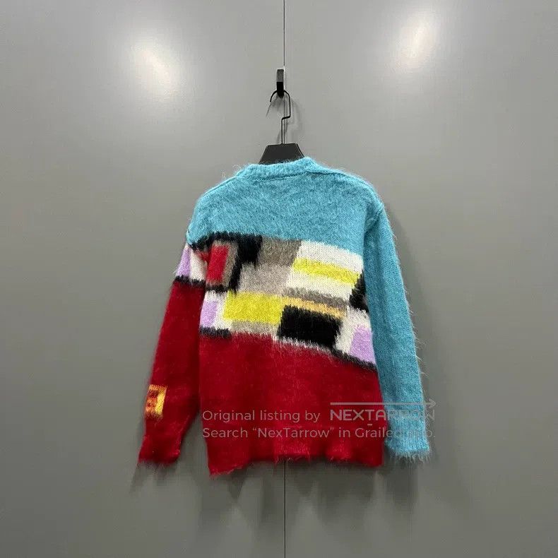 Fendi Fendi Contrast Mohair Knit Top Size XXS / US 00 / IT 34 - 2 Thumbnail