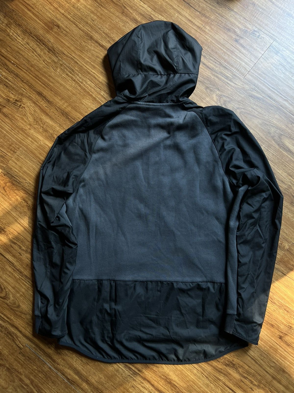 Nike × Vintage crazy y2k Nike track nylon zip tech fleece drill paneled Size US L / EU 52-54 / 3 - 6 Thumbnail