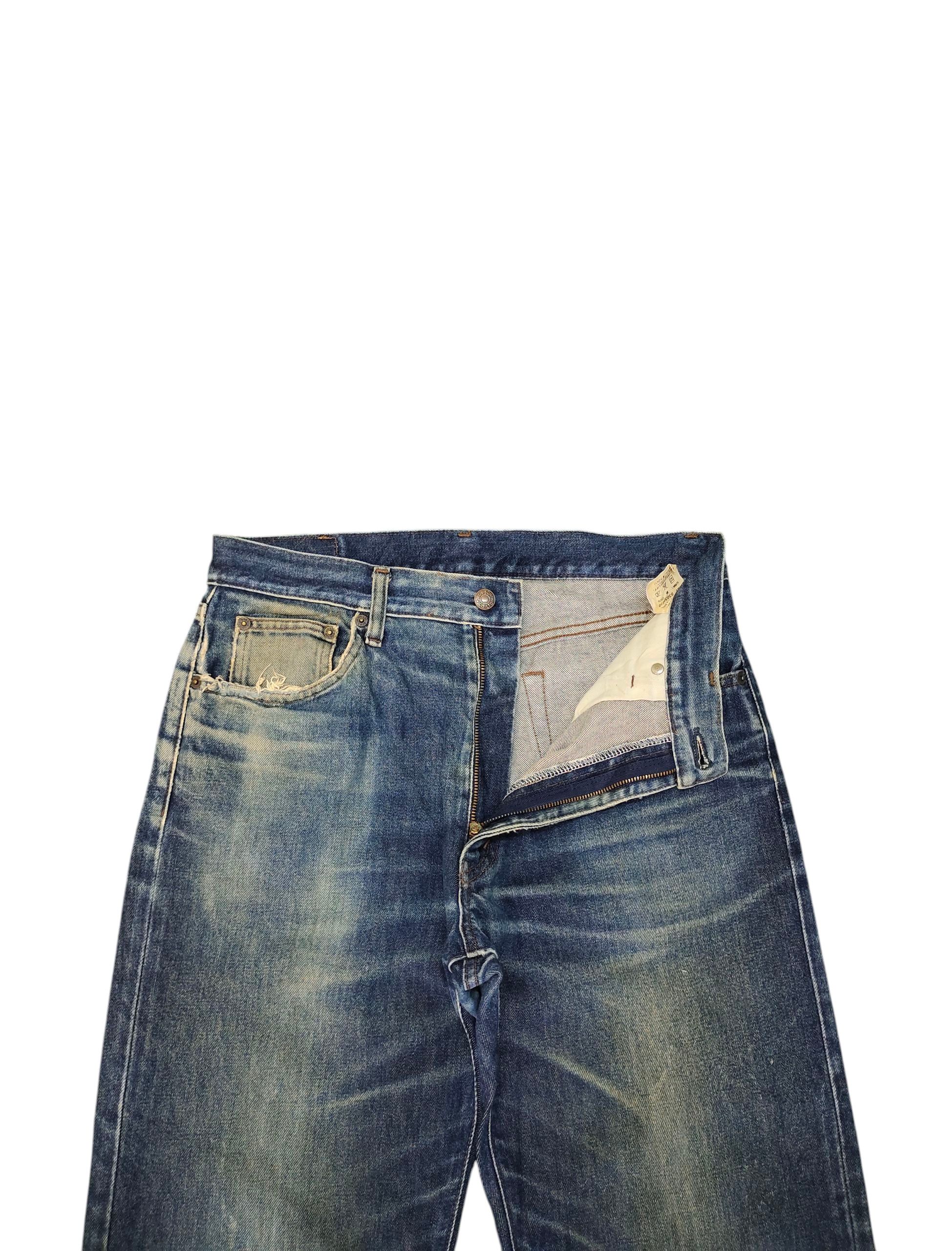 Comme des Garcons × Undercover Vintage Bobson Japan Regular Clawmark Distress Denim Jeans Size US 32 / EU 48 - 7 Thumbnail