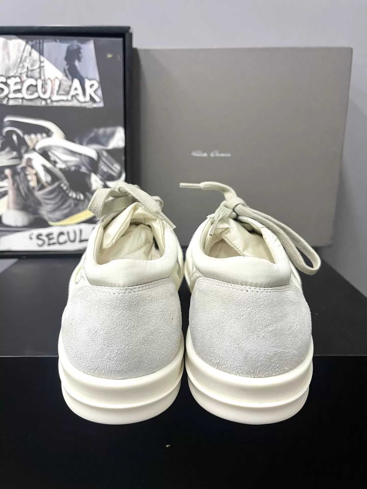 Rick Owens Rick Owens 26SS Mainline White Vans-Style Sneakers K34 Size US 5 / EU 37 - 6 Thumbnail