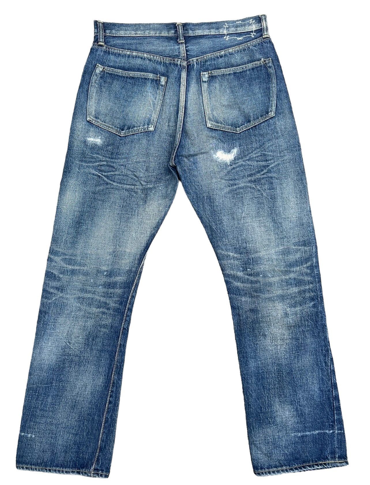 Swagger Vintage Swagger Japan Distress Denim Redline Selvedge Jeans Size US 32 / EU 48 - 2 Thumbnail