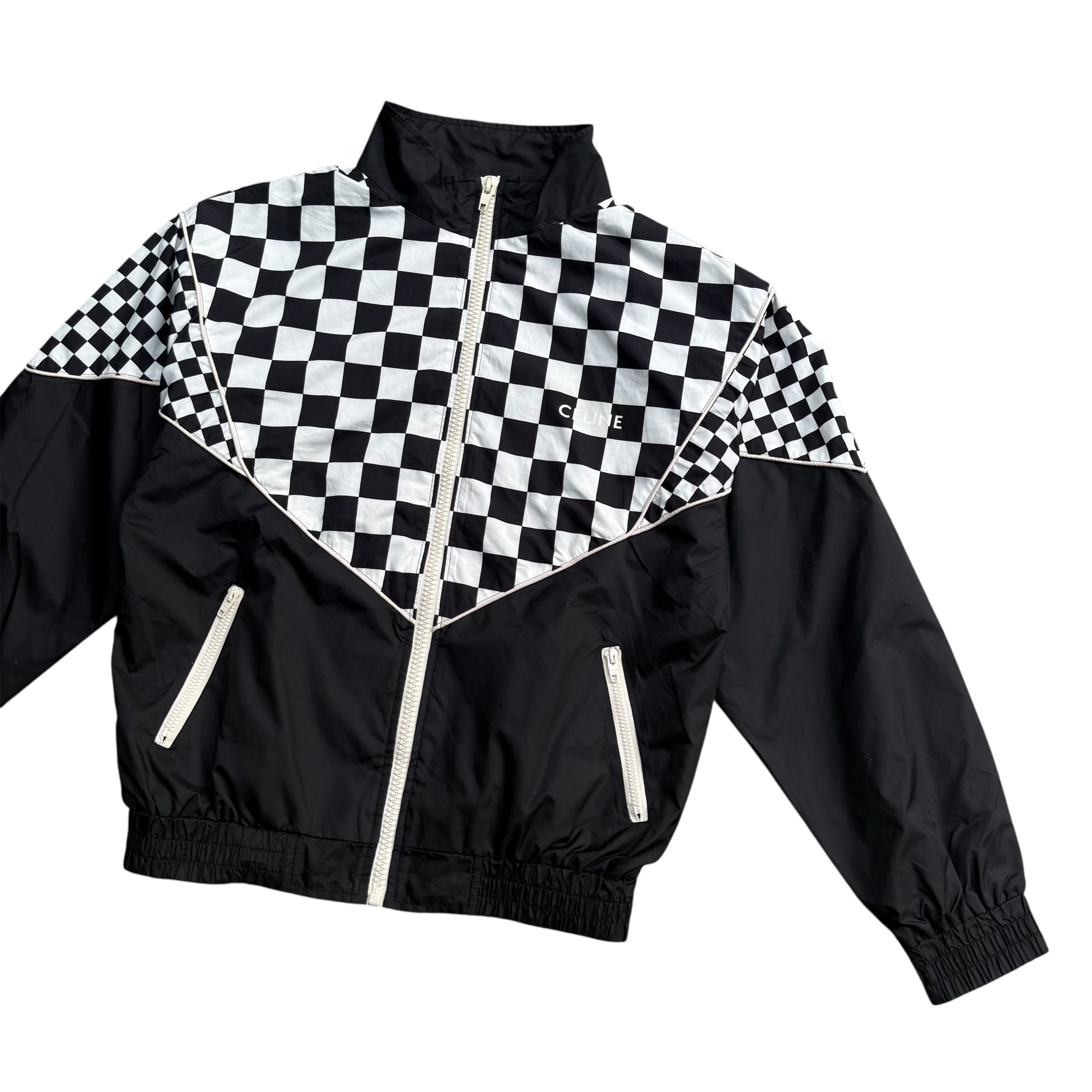Celine Celine Checkered Windbreaker Jacket Size US M / EU 48-50 / 2 - 4 Thumbnail